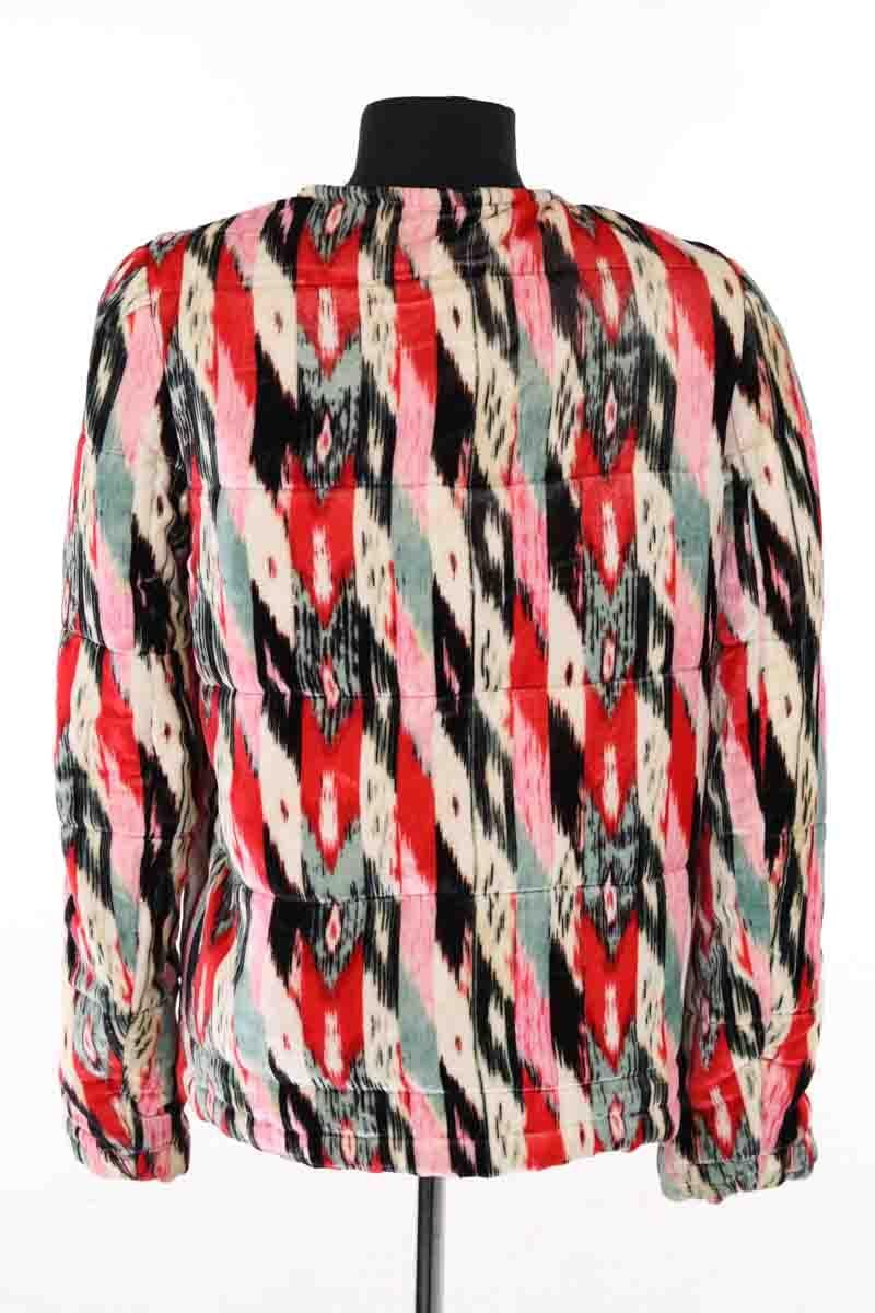 Regular-fit organic cotton jacket with sherpa collar ISABEL MARANT ÉTOILE - SECONDE MAIN Multicolored