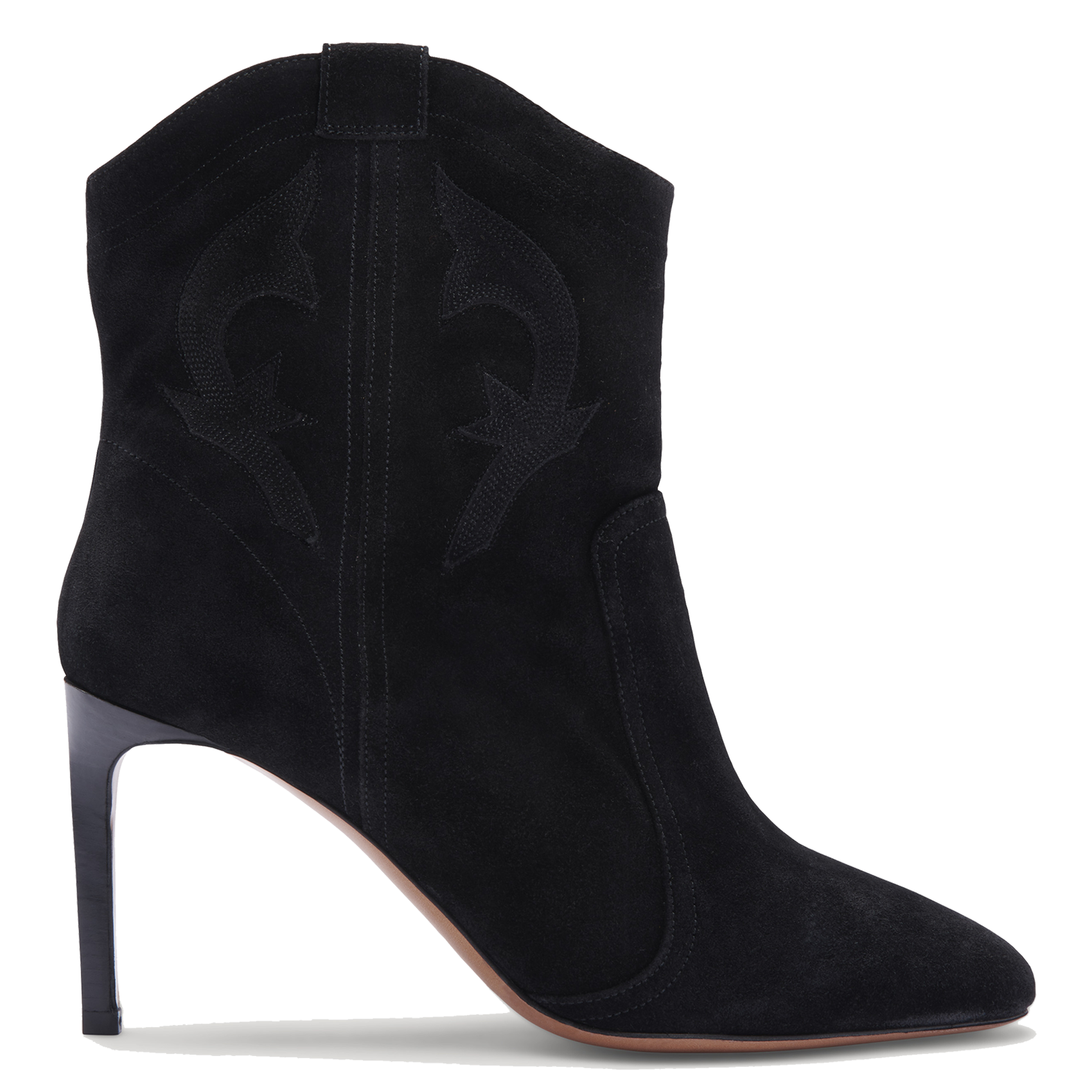 Bottines hautes en cuir BA&SH Noir