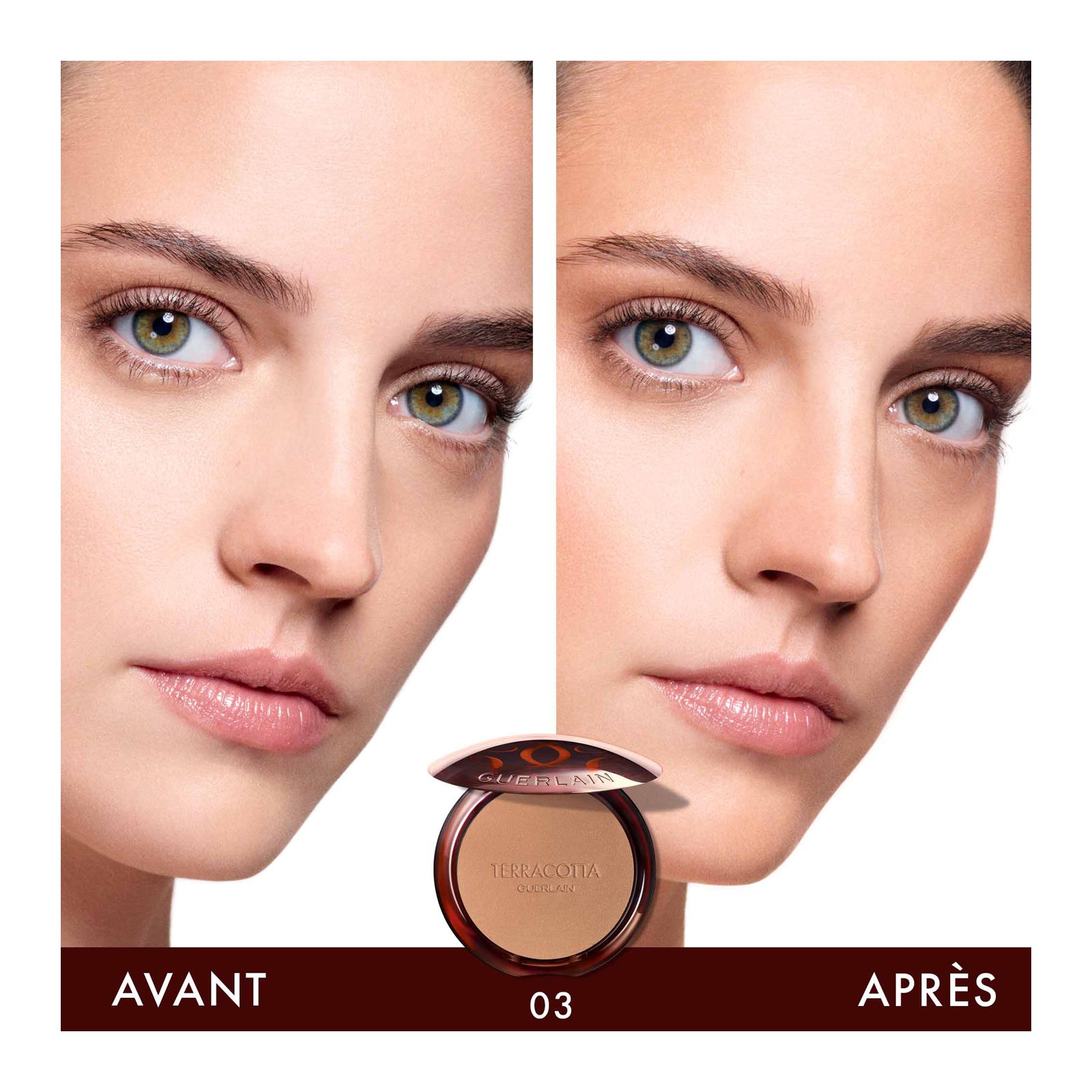 Terracotta Bronzing Powder - 96% natural ingredients 04 foncé rosé