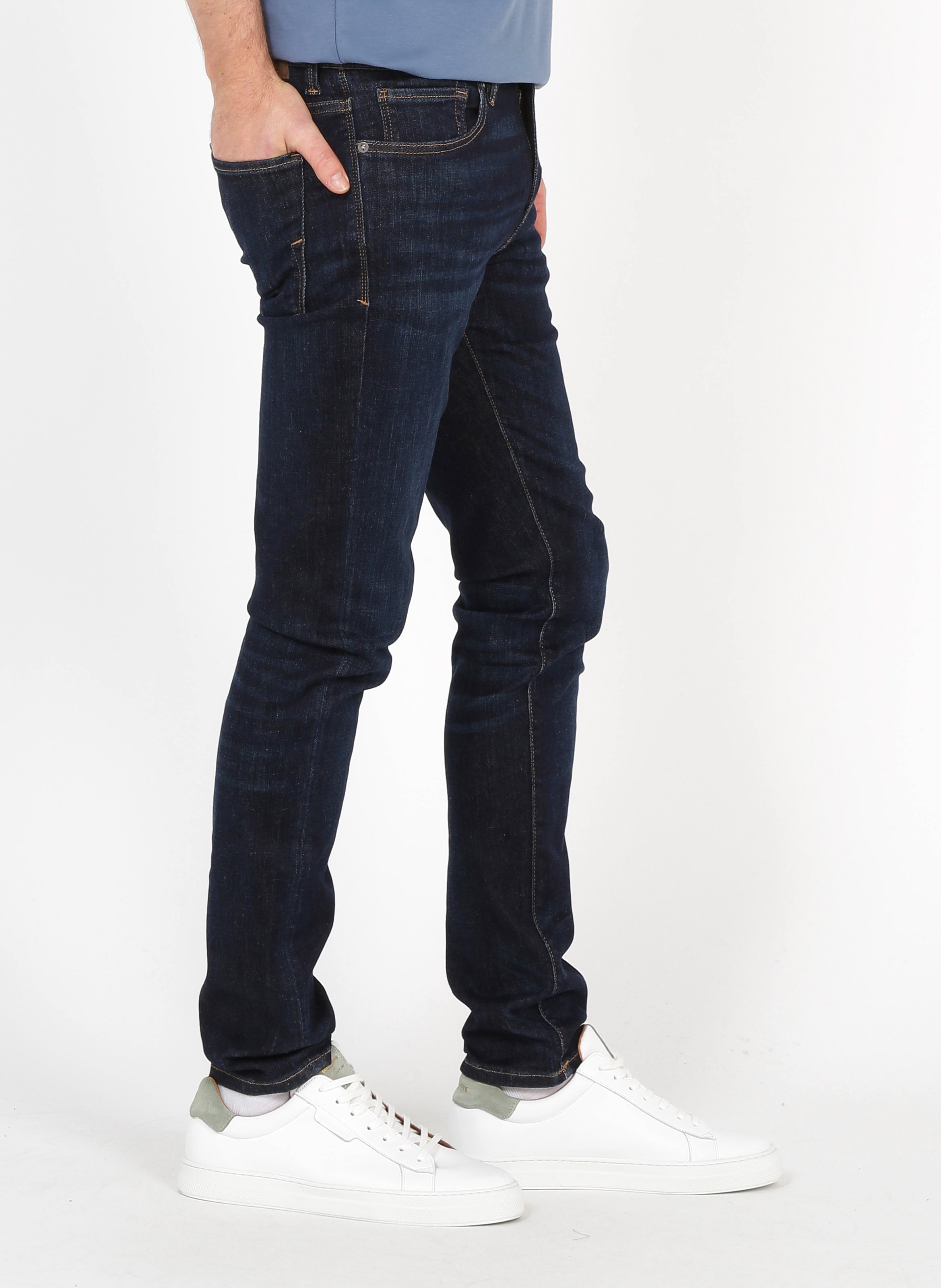 Organic cotton-blend slim-fit jeans SELECTED Blue