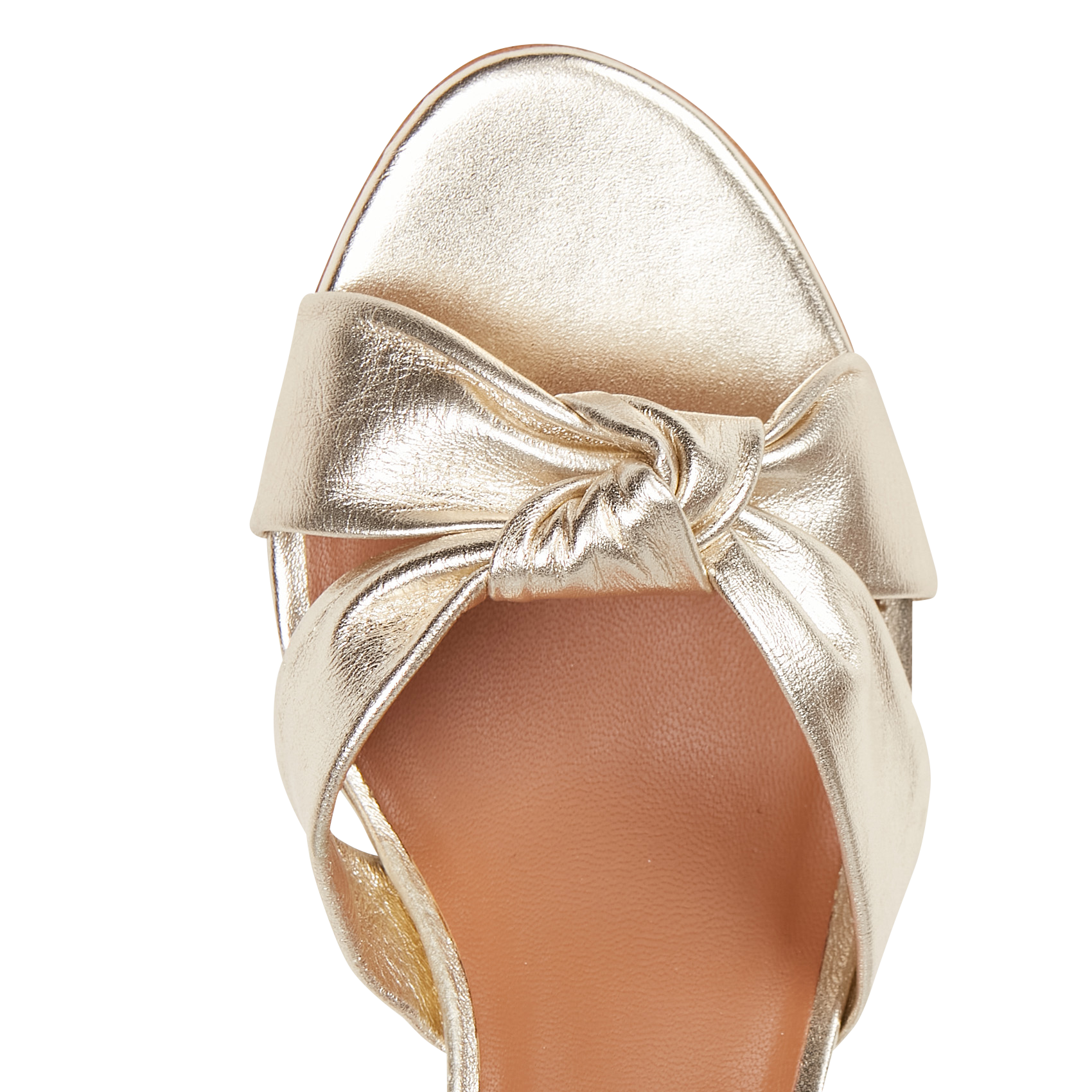 Hohe Ledersandalen MELLOW YELLOW Golden