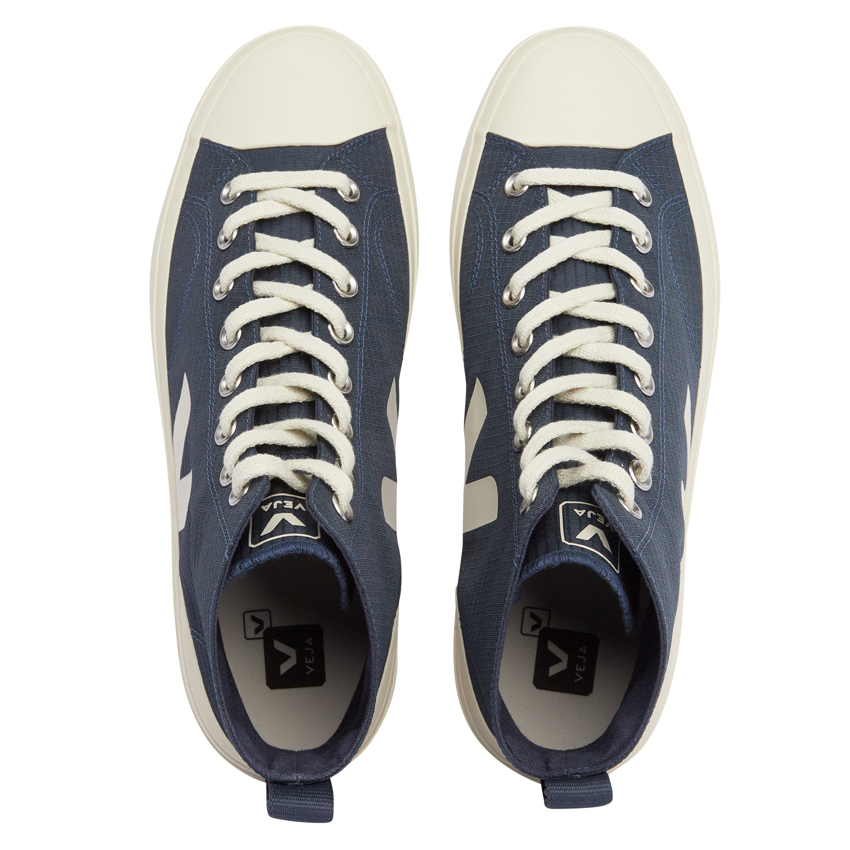 Lace-up high-top sneakers VEJA Blue