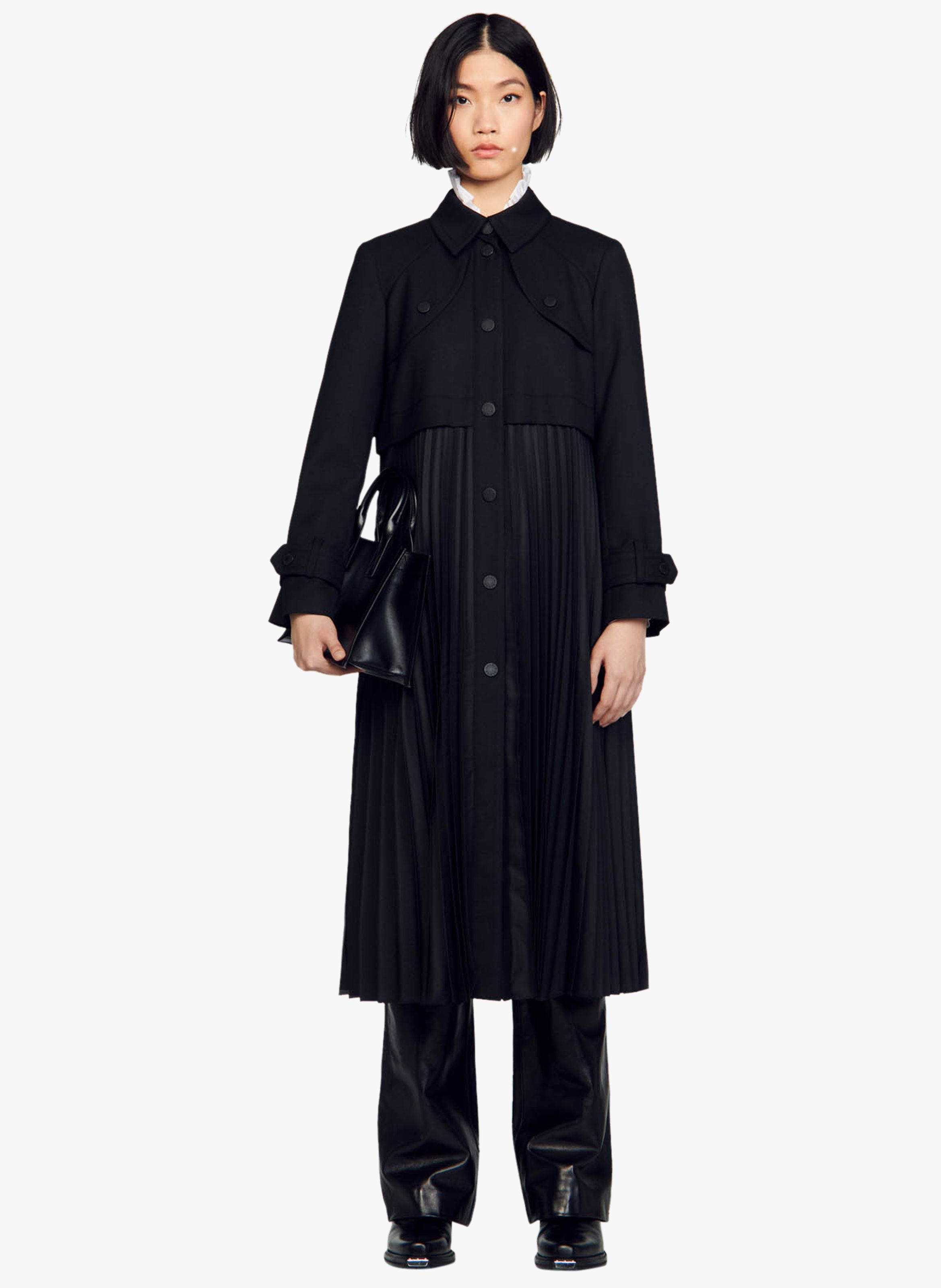 Sandro sales long coat