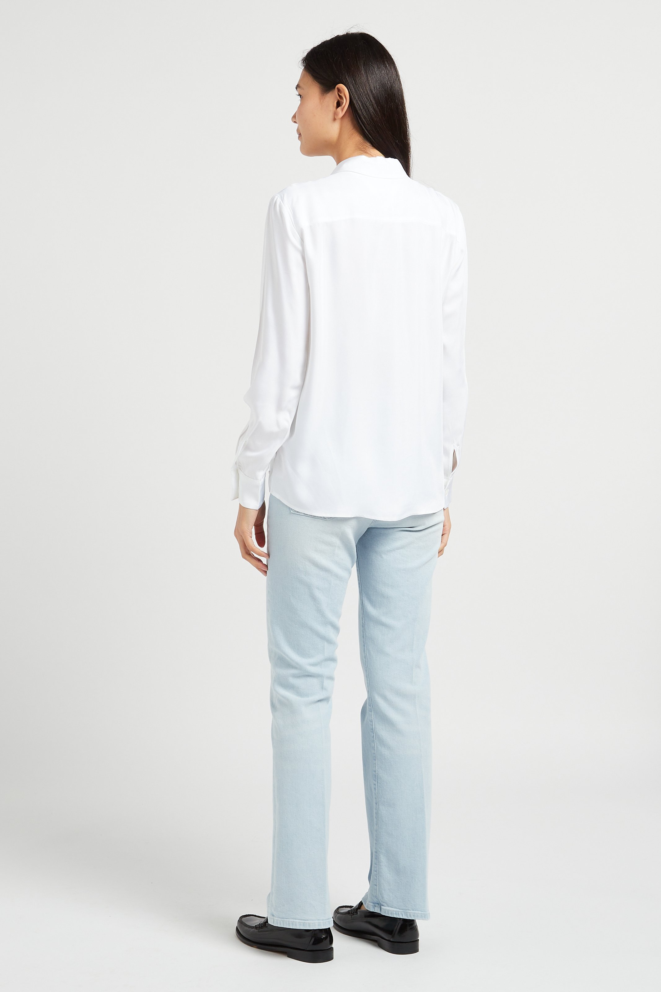 Jean boot-cut en coton TOMMY HILFIGER Jean Délavé