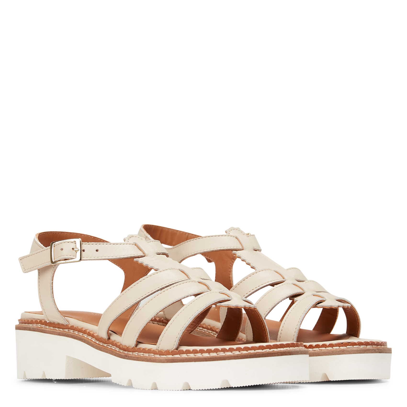 Ledersandalen MELLOW YELLOW Weiss