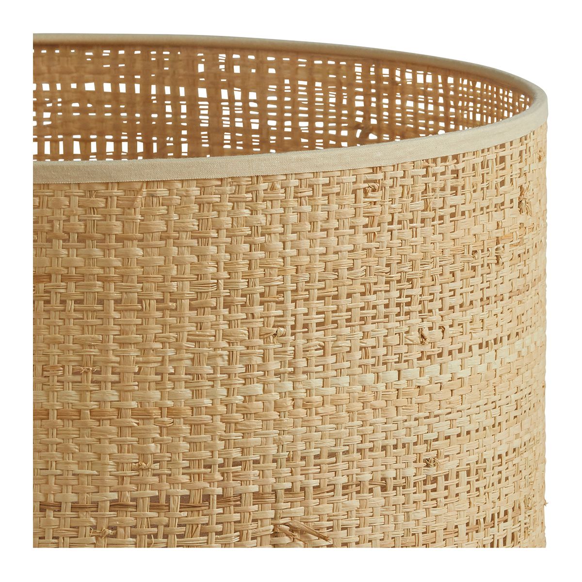 Raffia lampshade BLANC D'IVOIRE Brown