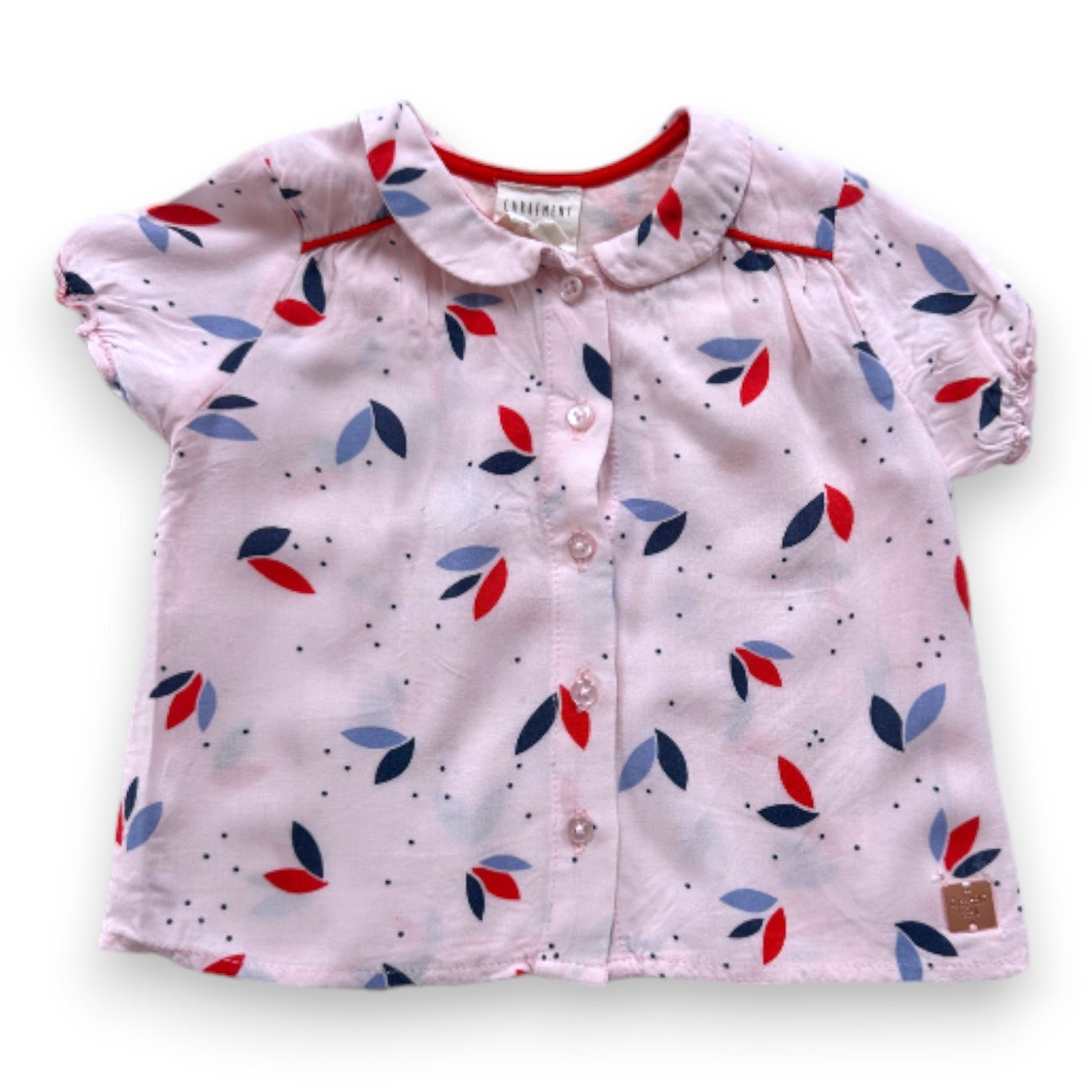Pink baby shirt - 6 months CARREMENT BEAU - Seconde Main Pink