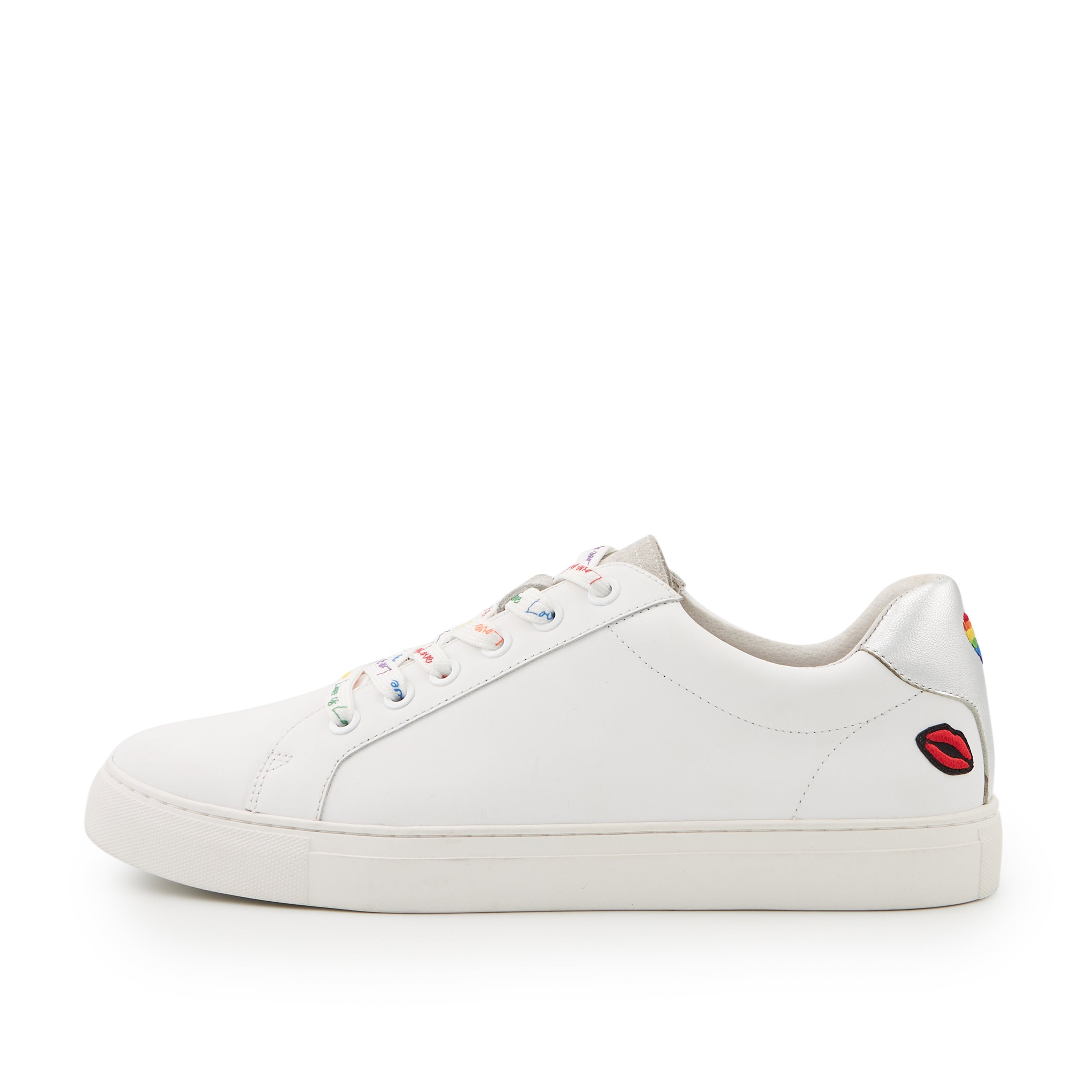 Leather sneakers BONS BAISERS PARIS White