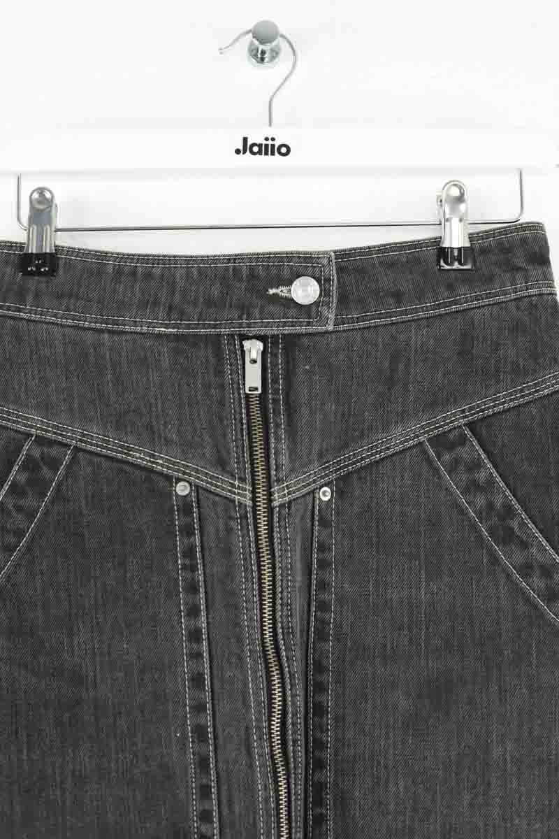 Cotton mini skirt ISABEL MARANT ÉTOILE - SECONDE MAIN Grey