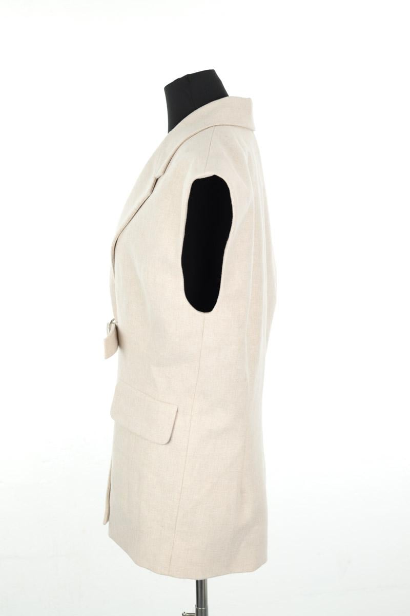 Voile and crochet dress IRO - Seconde Main Beige