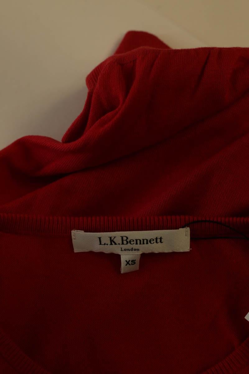 Silk cardigan LK BENNETT - Seconde Main Red