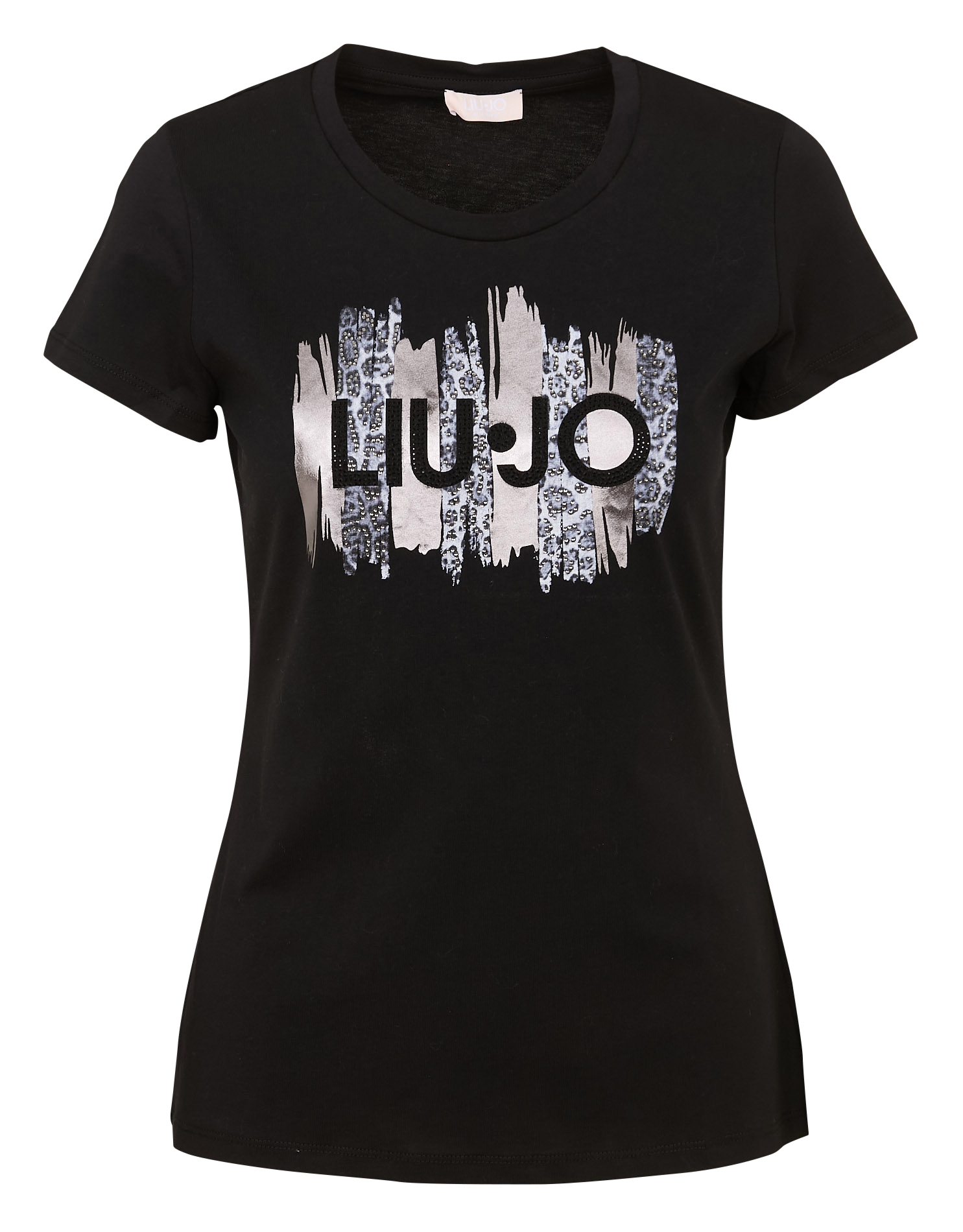 Camiliday round-neck sleeveless cotton top LIU JO Black