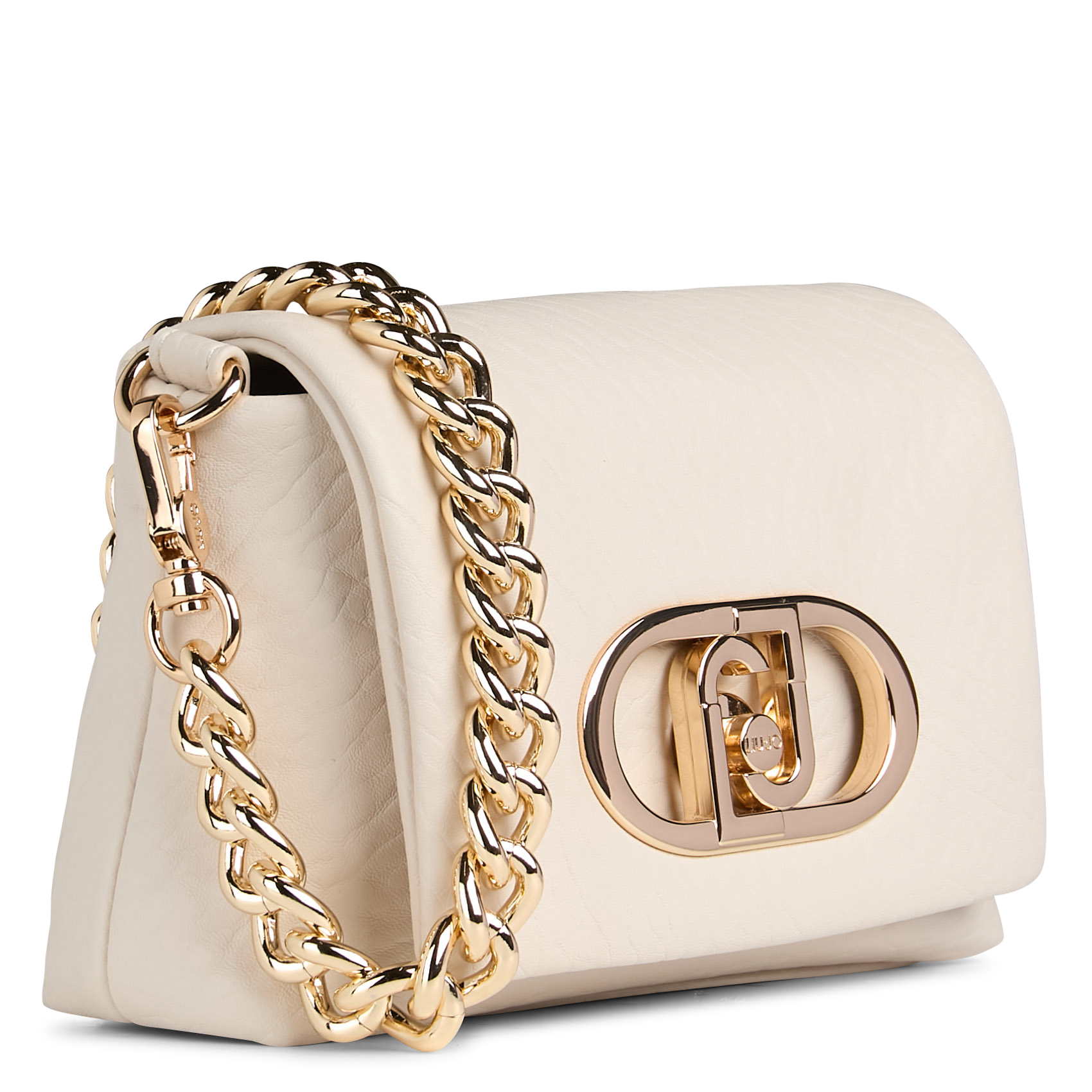 Sac bandoulière aspect cuir LIU JO Blanc