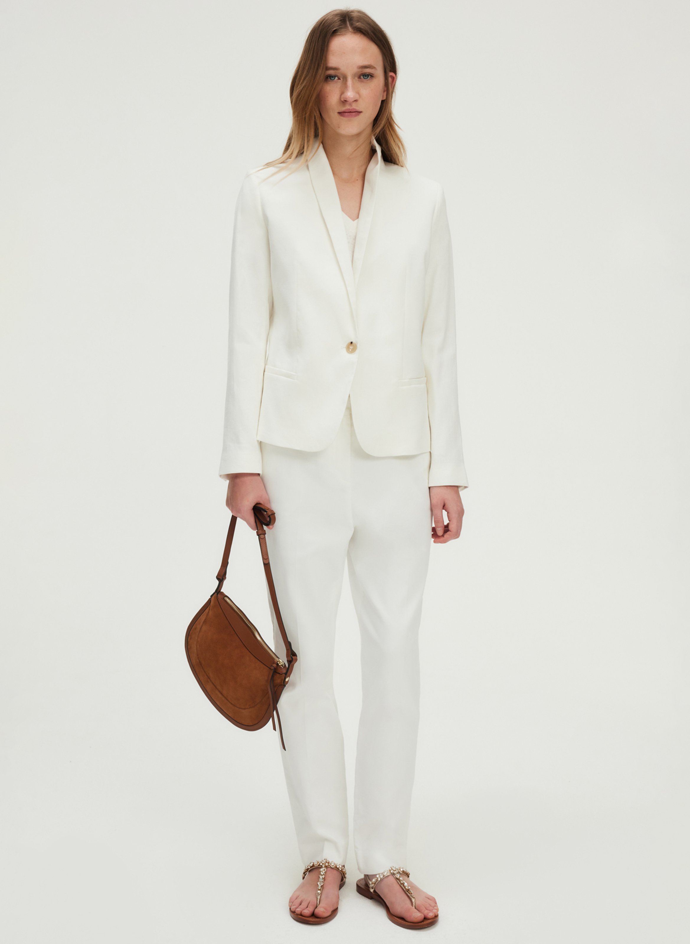 Dori leather shoulder bag PABLO Brown