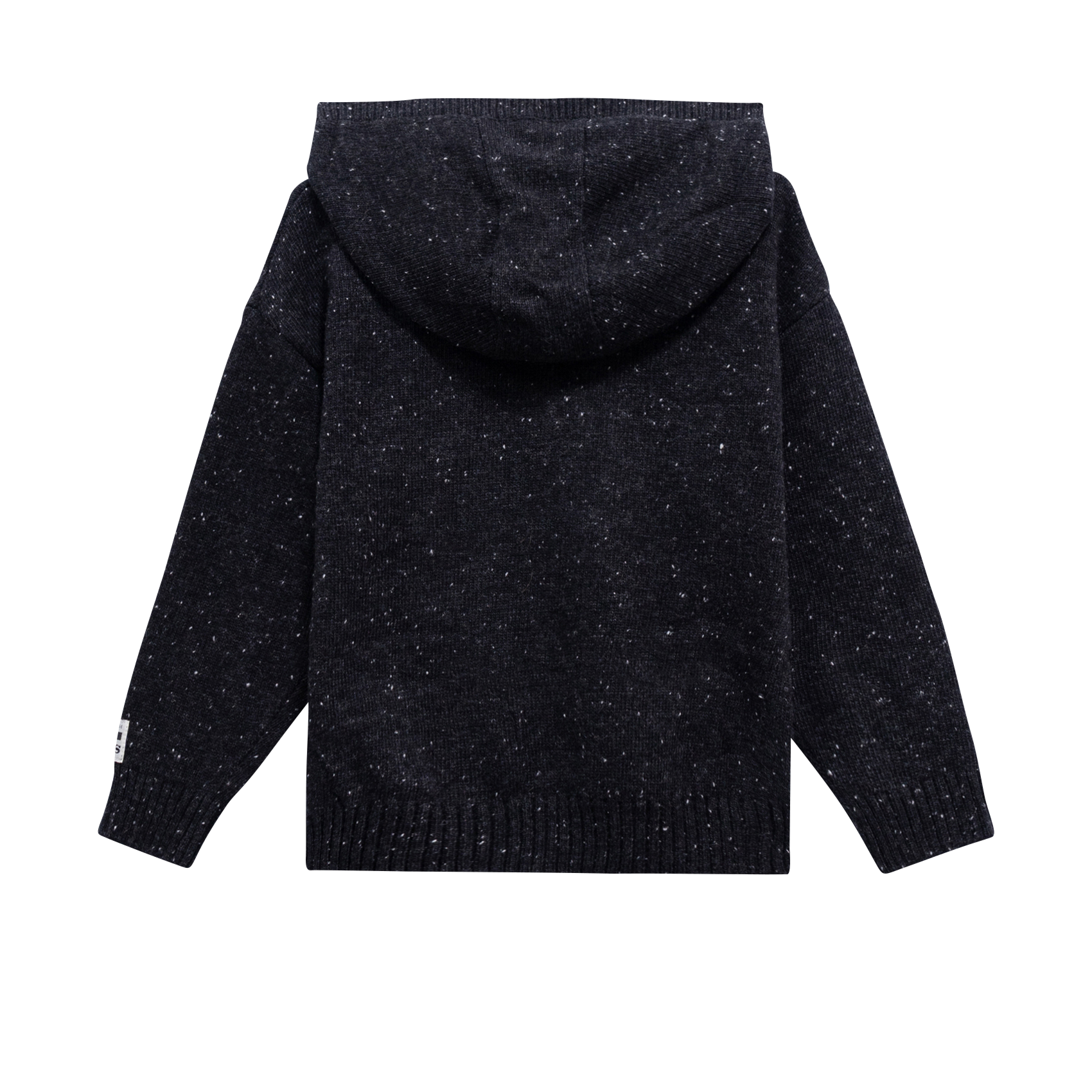 Abidjan - Wollpullover mit Rundhalsausschnitt IKKS JUNIOR Schwarz