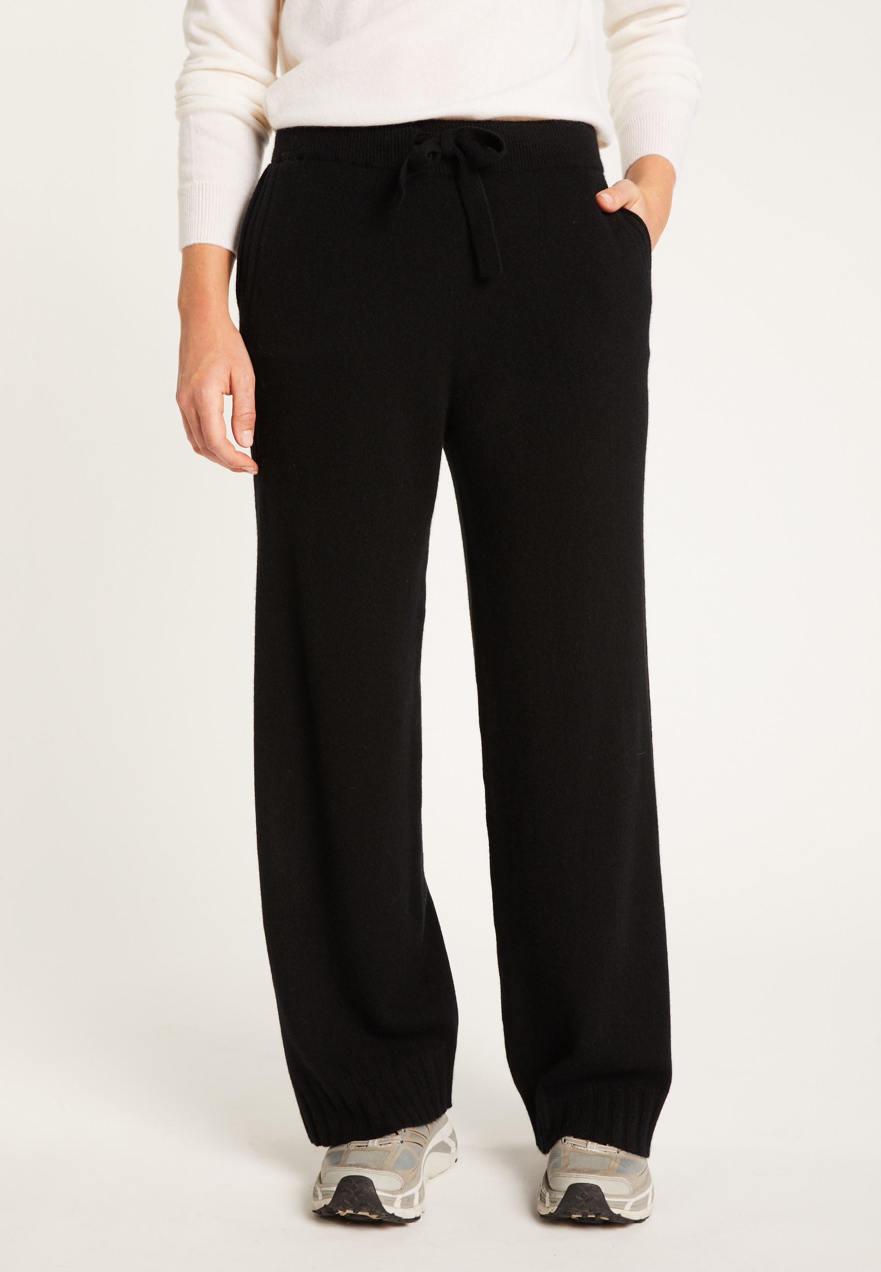 Cashmere pants BABETTE 01-noir