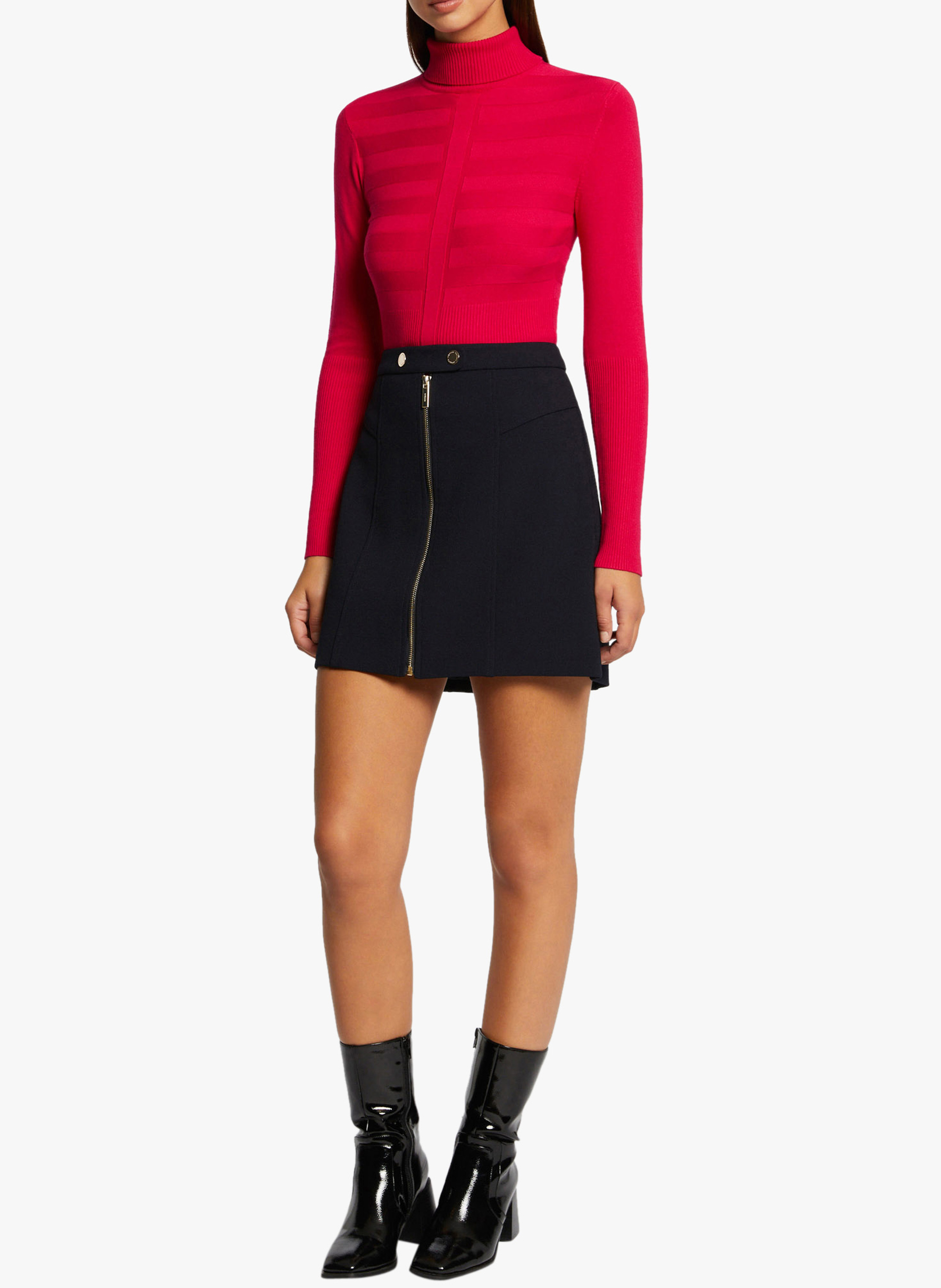 Rollkragenpullover MORGAN Rot