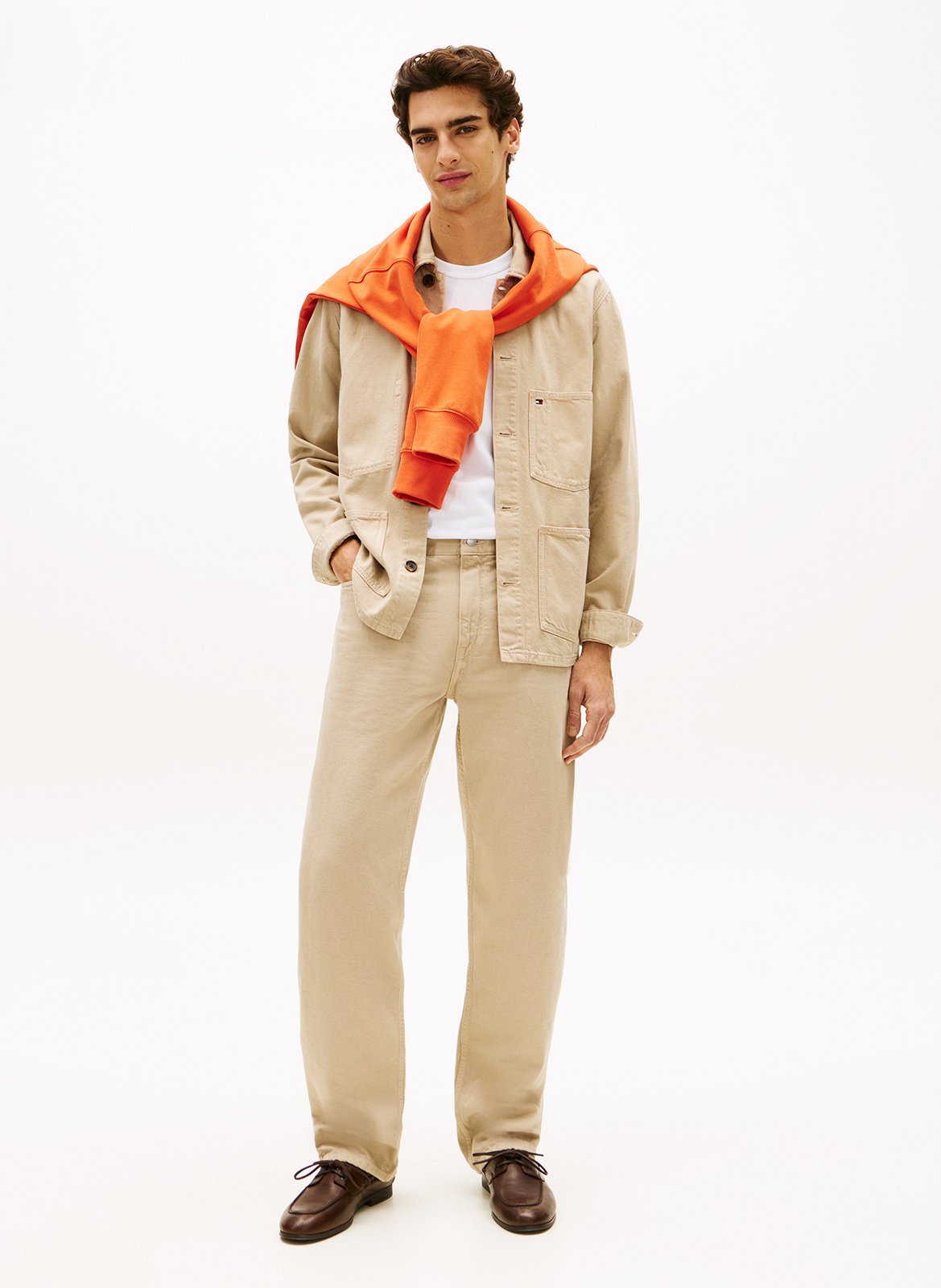 Klassische Jeansjacke TOMMY HILFIGER Khaki