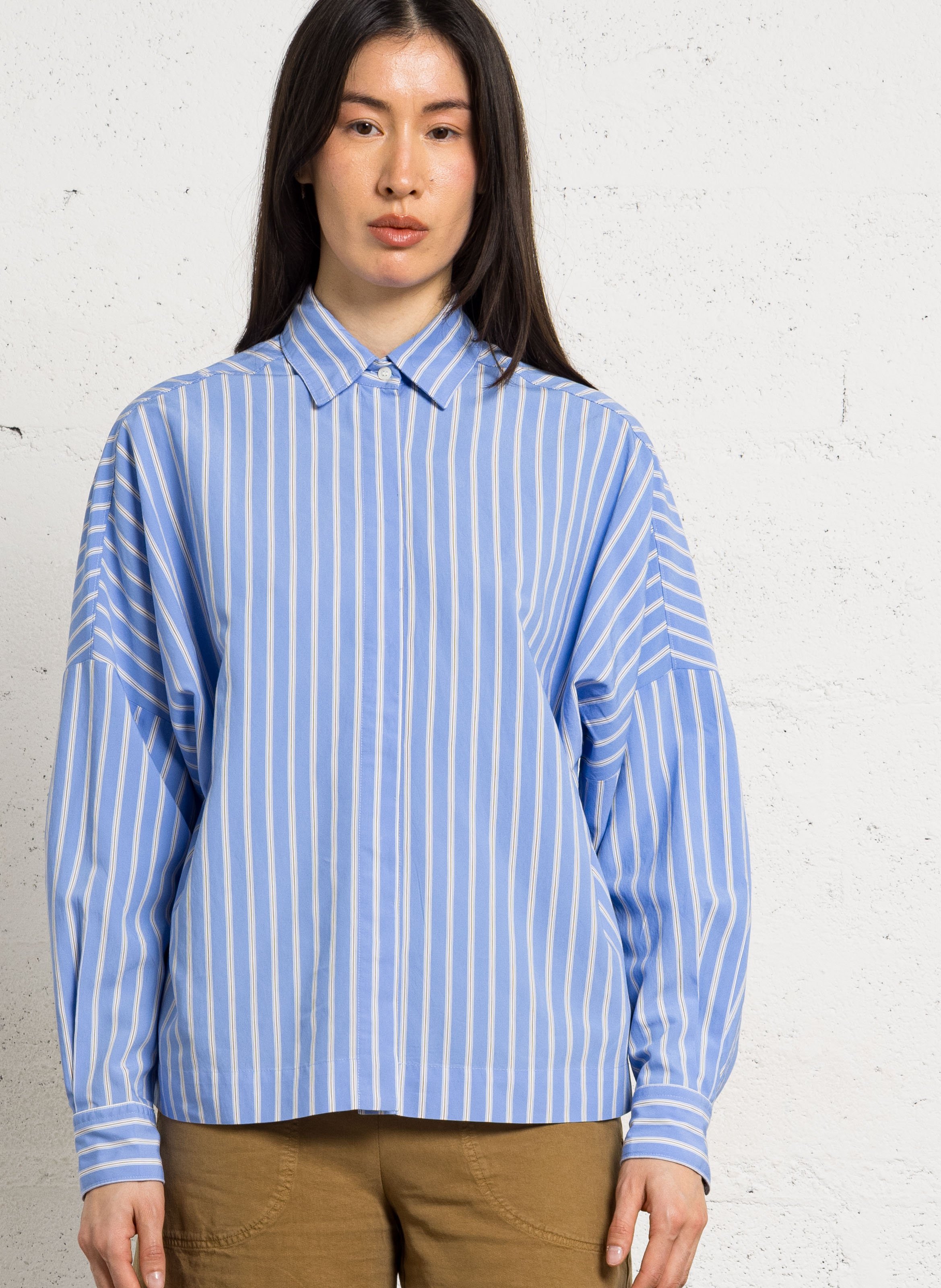 Chemise oversize col classique HARTFORD Multicolore