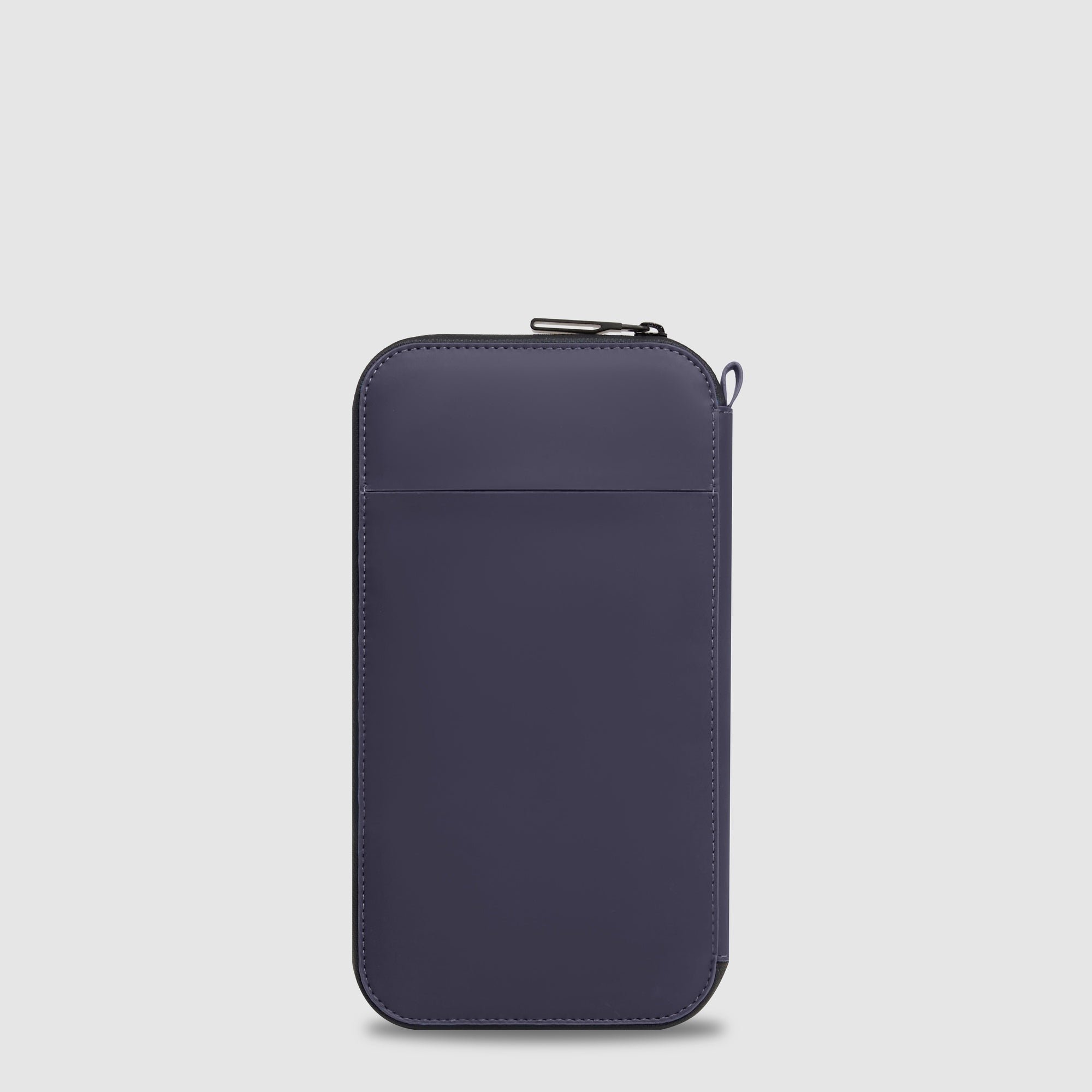 Zippered passport holder PIQUADRO Blue