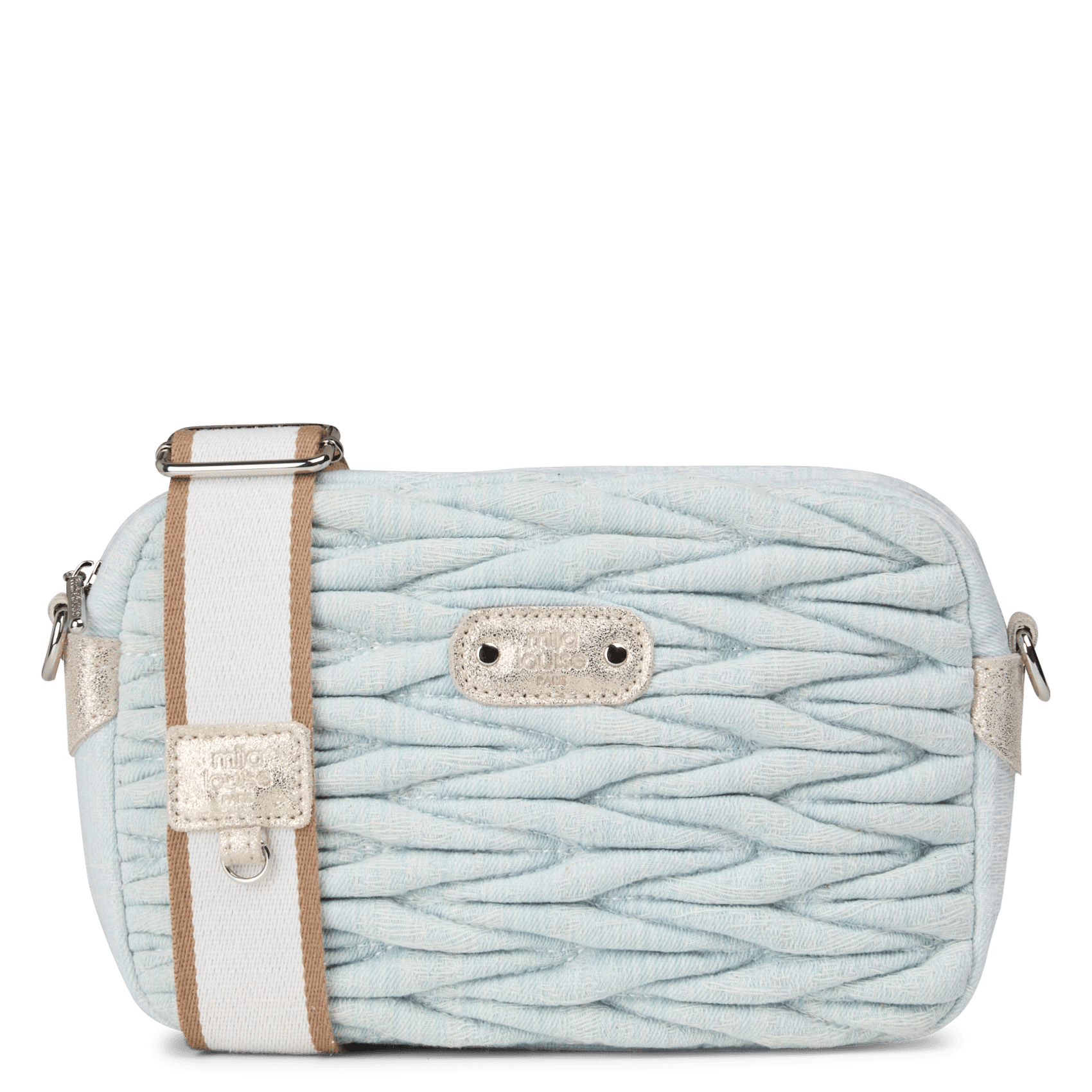 Imitatieleren schoudertas MILA LOUISE Wit