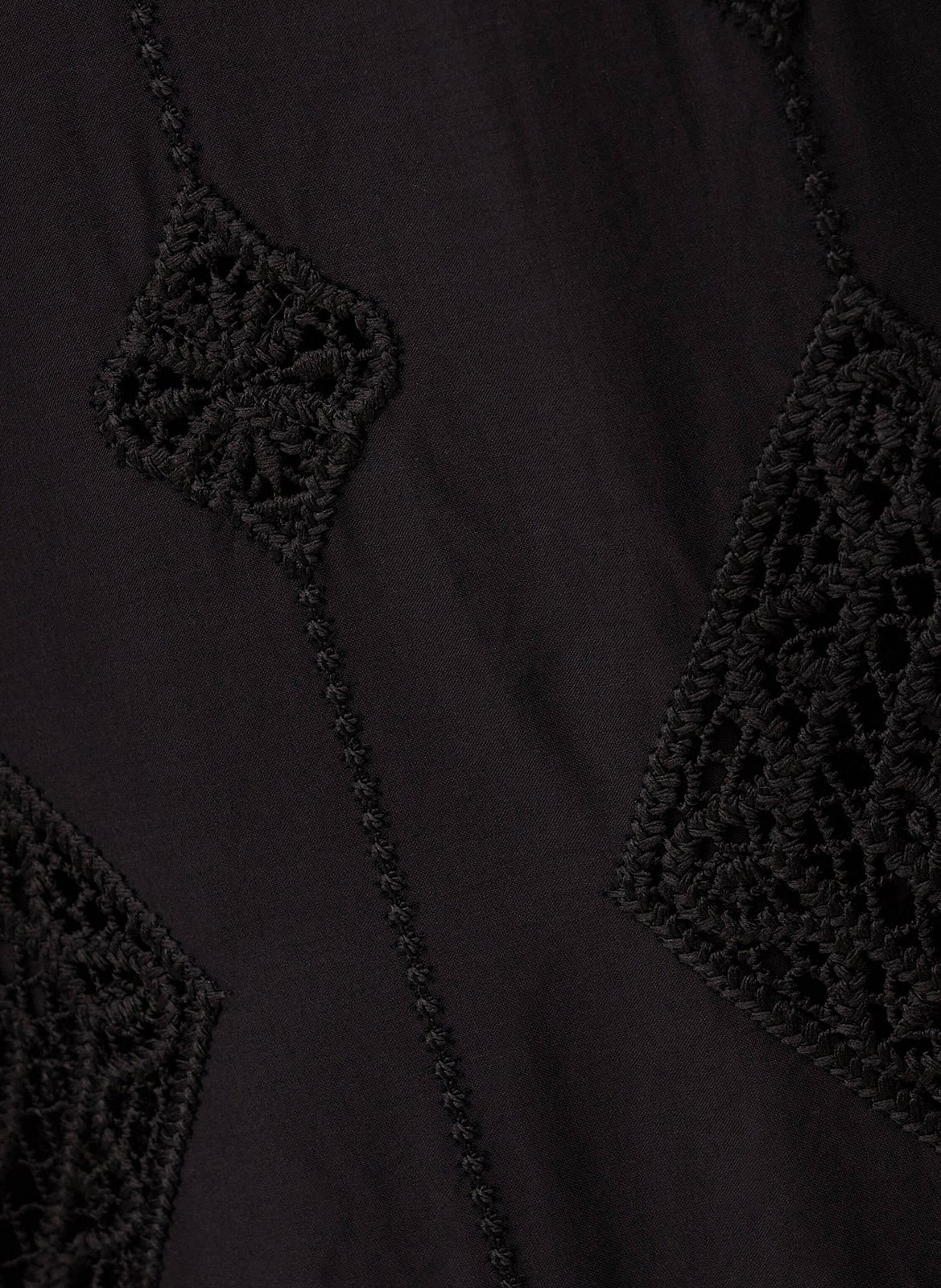 Bobhoedje - katoenblend BA&SH Zwart