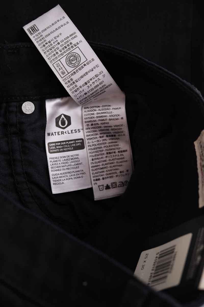Cropped slim jeans with studs LEVI'S - Seconde main Black