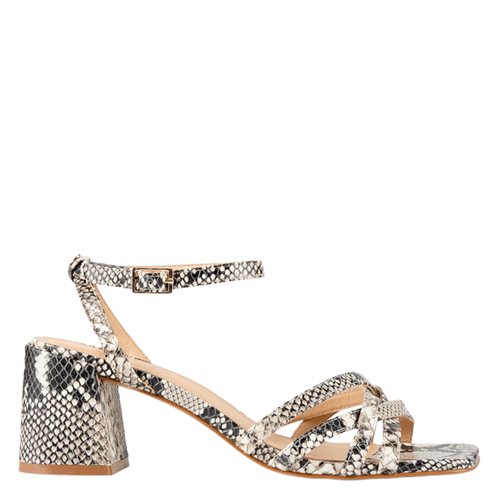 Sandalias altas de ante COSMOPARIS Beige