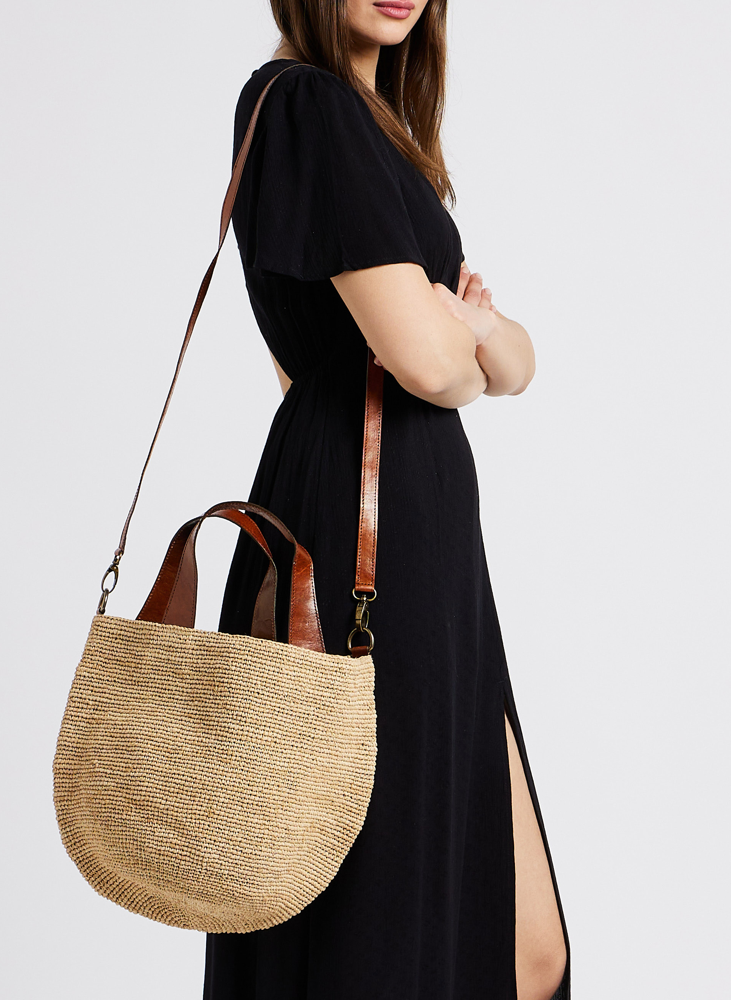 Raffia bag IBELIV Beige