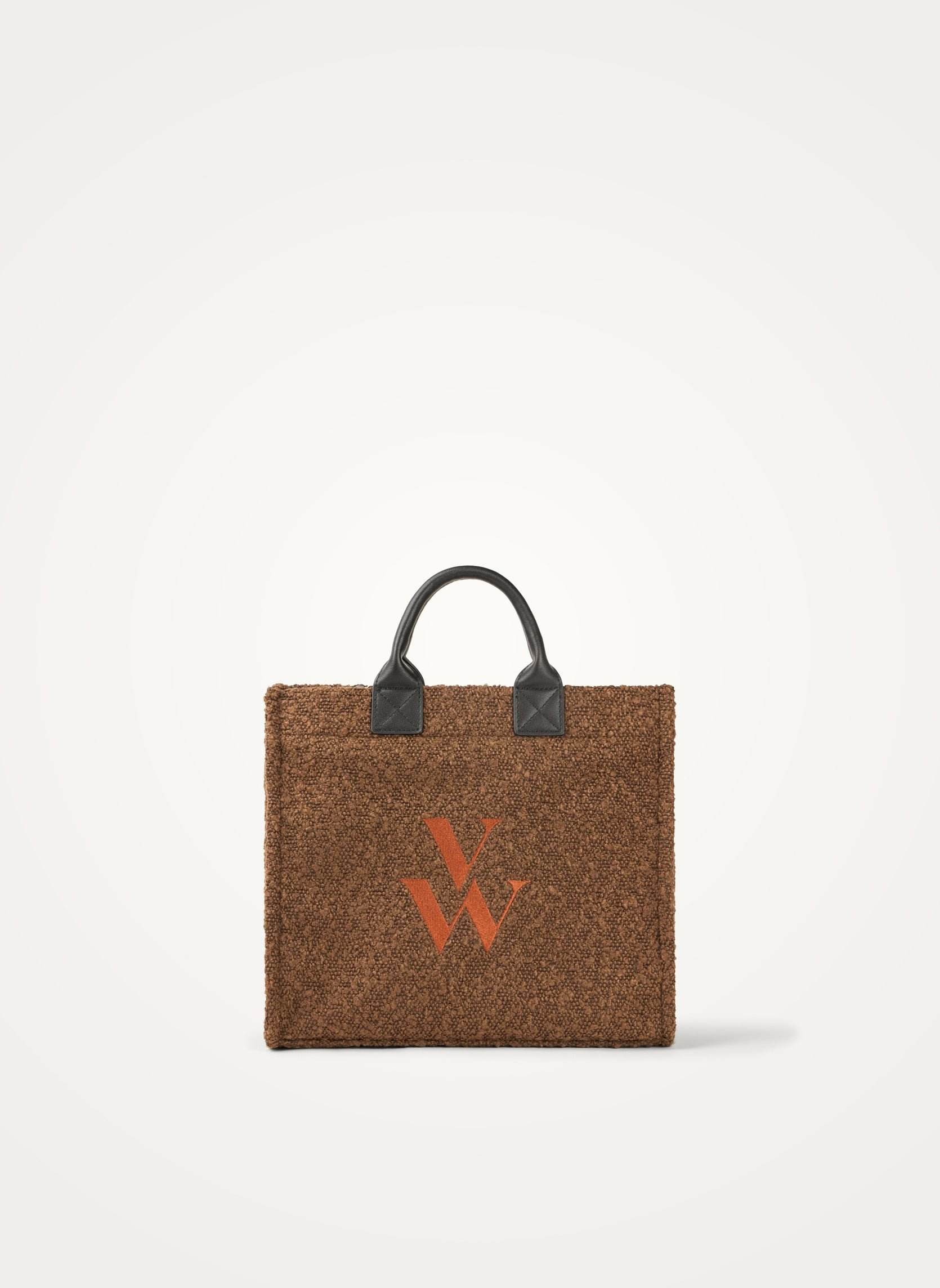 Tote bag with handles VANESSA WU Brown