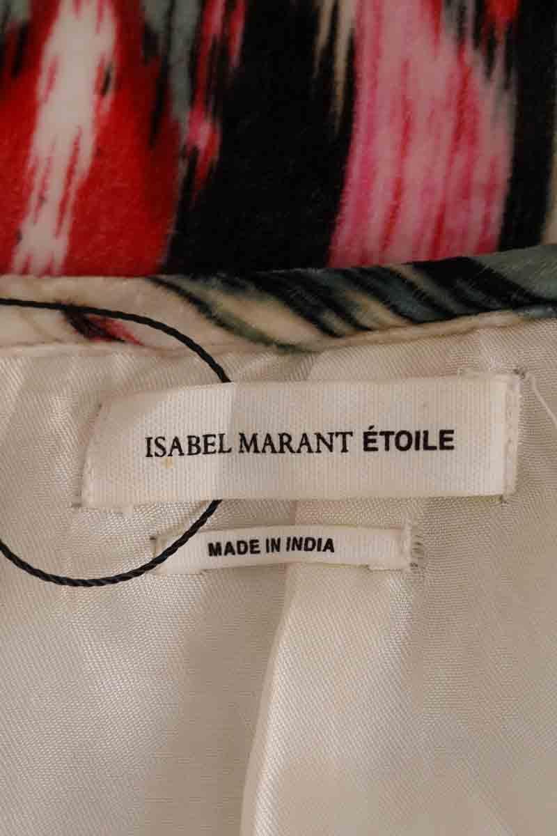 Regular-fit organic cotton jacket with sherpa collar ISABEL MARANT ÉTOILE - SECONDE MAIN Multicolored
