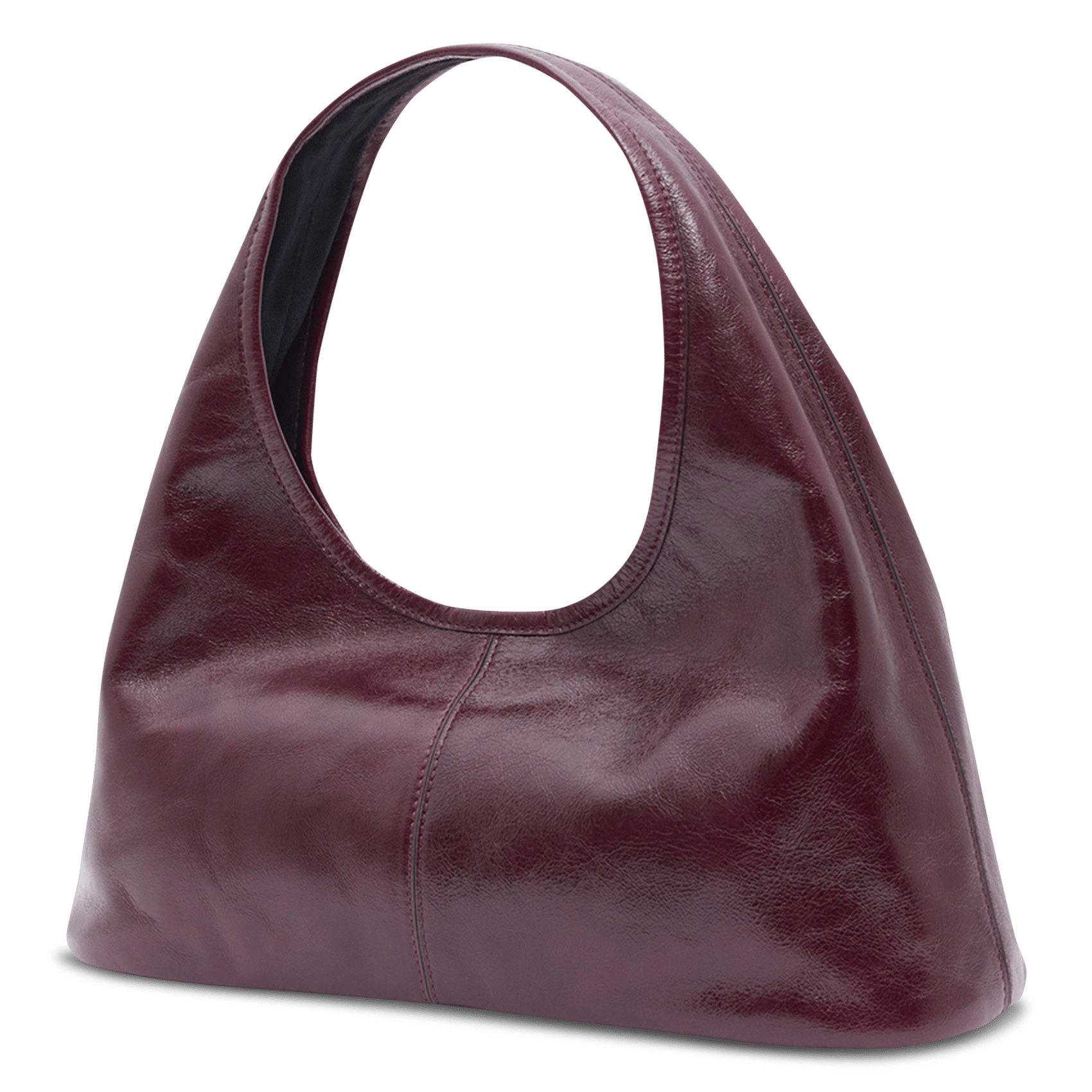 Hobo-Bag aus Leder | Rot PABLO Damen