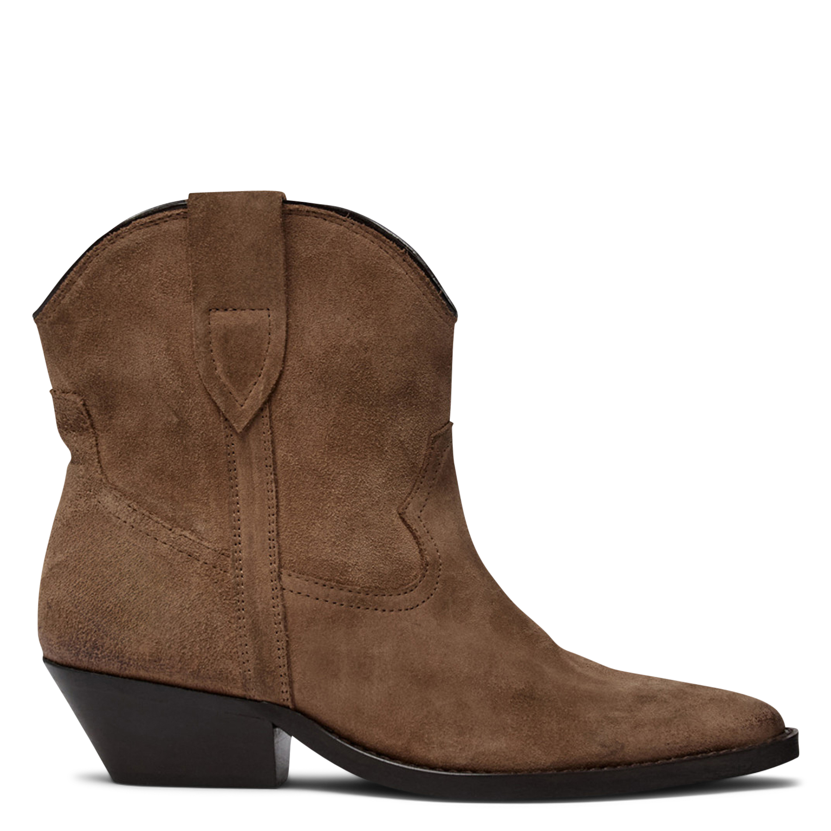 Leather mid-calf boots PAVEMENT Brown