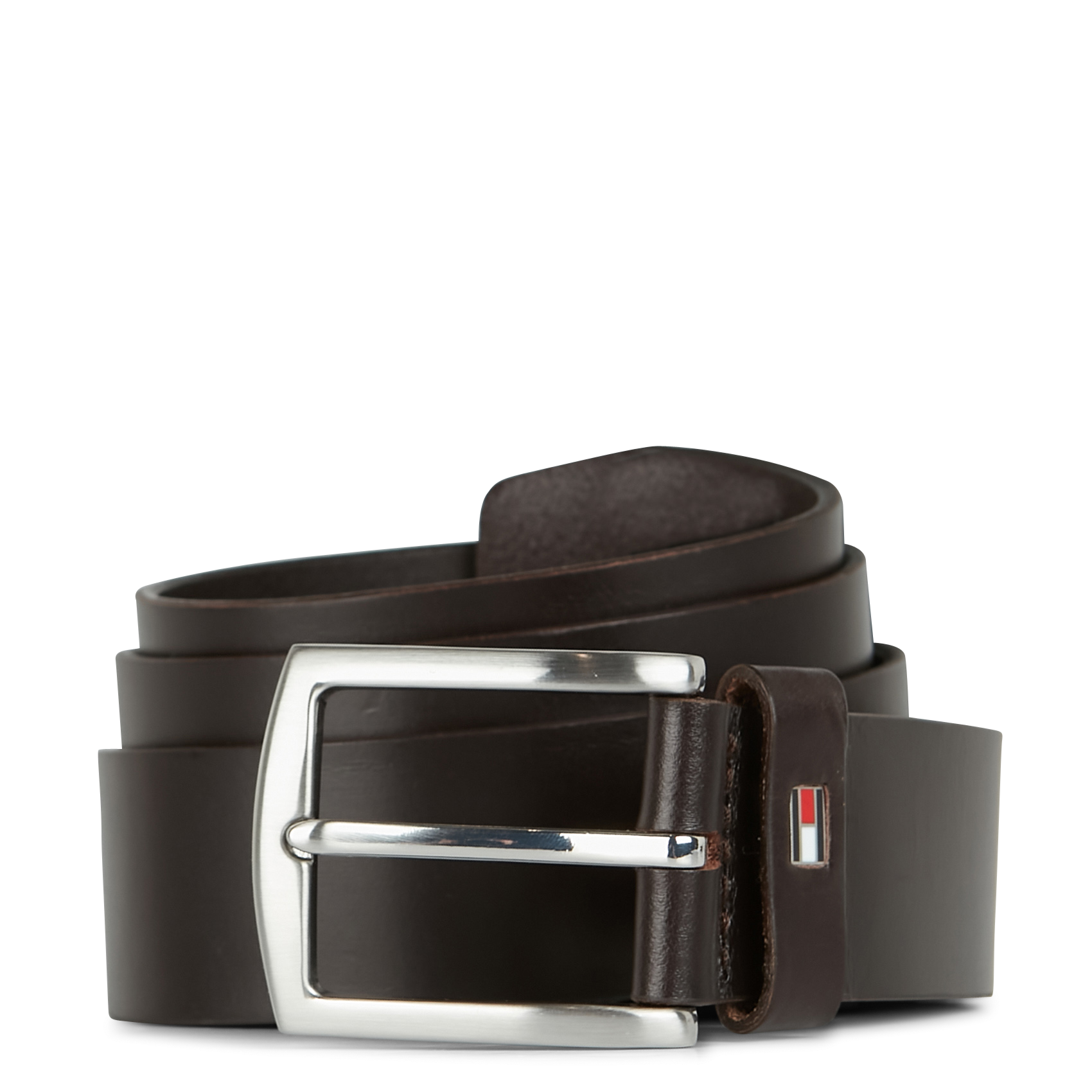 Cintura con doppia fibbia in pelle TOMMY HILFIGER