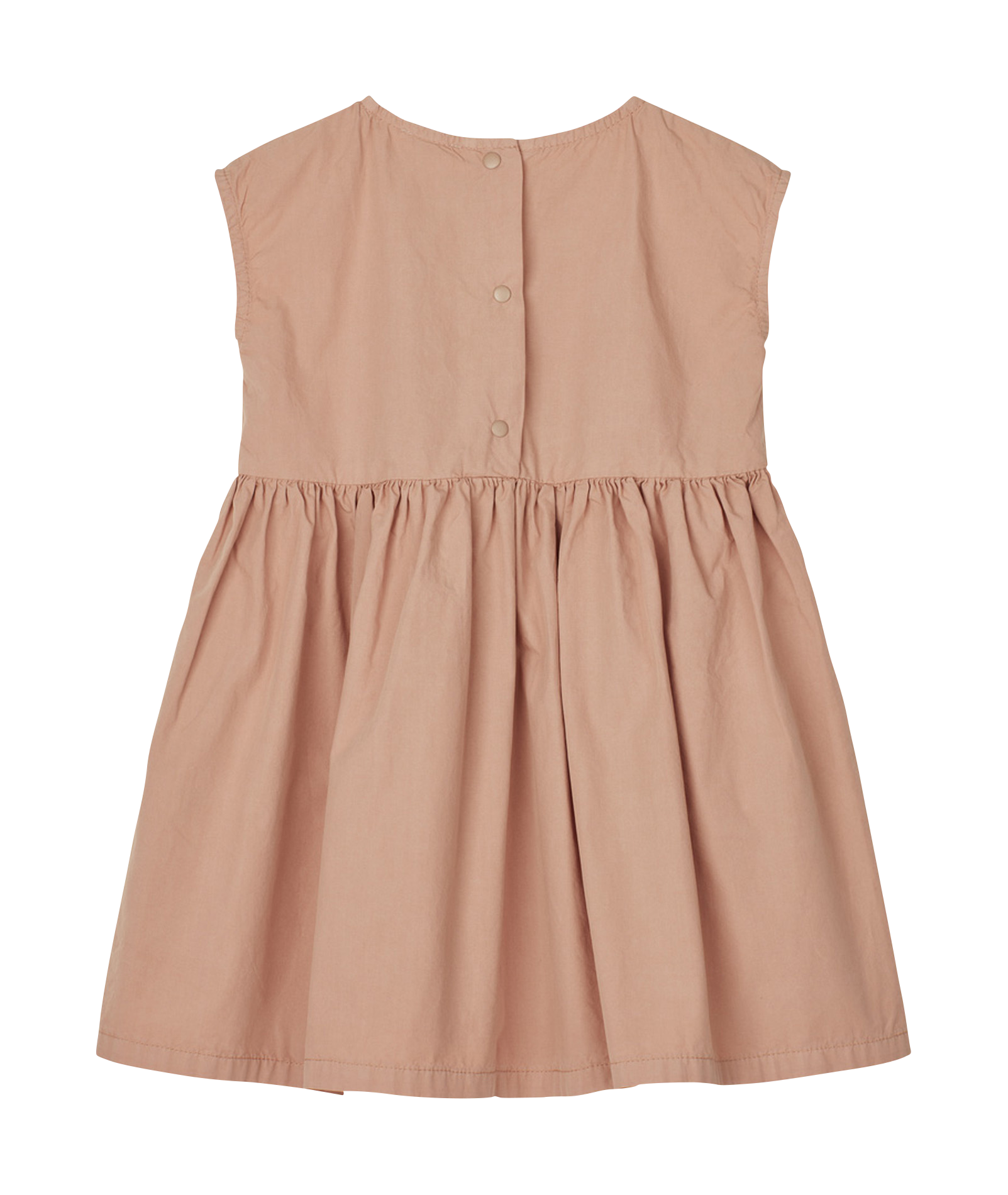 Round-neck organic cotton dress LIEWOOD Pink