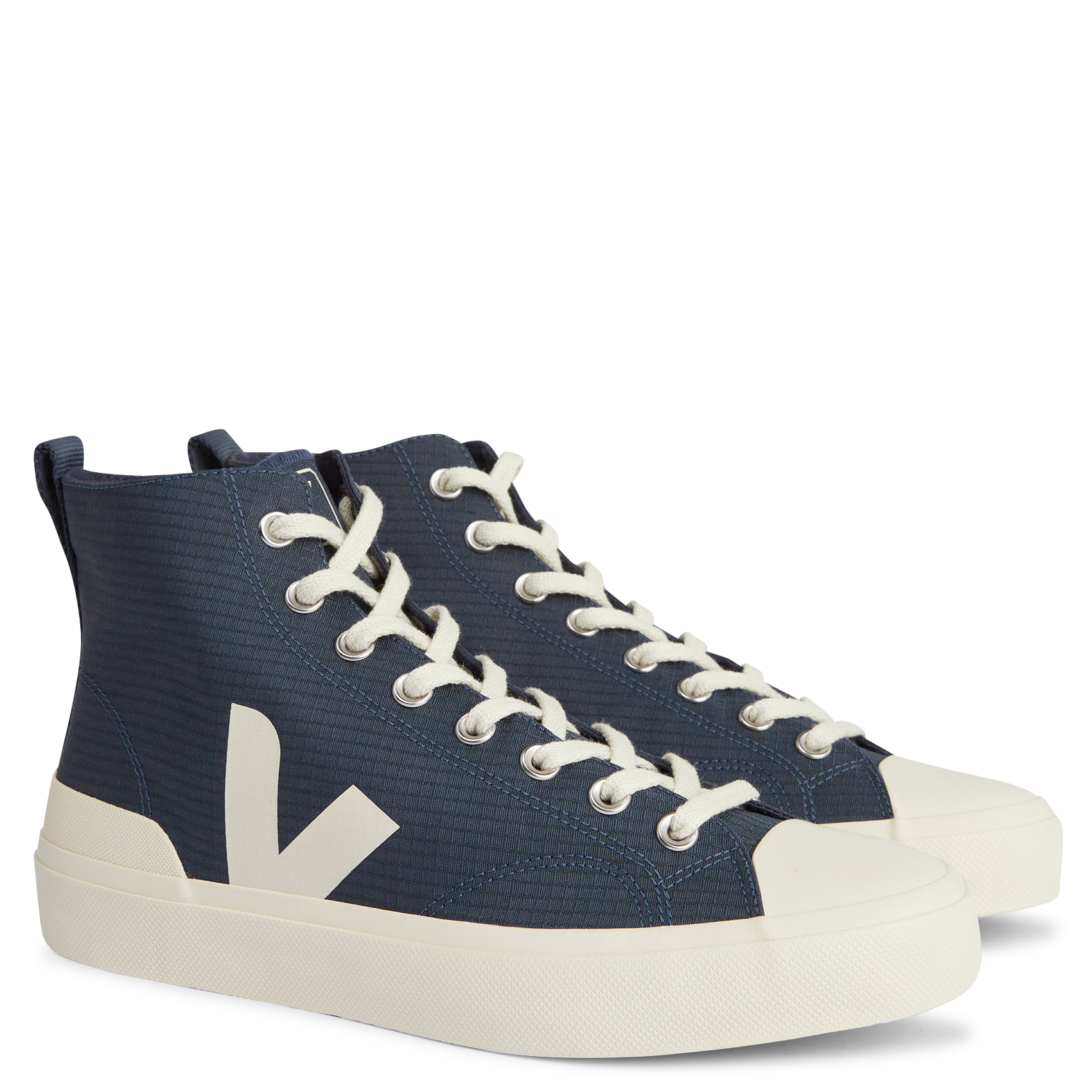 Lace-up high-top sneakers VEJA Blue