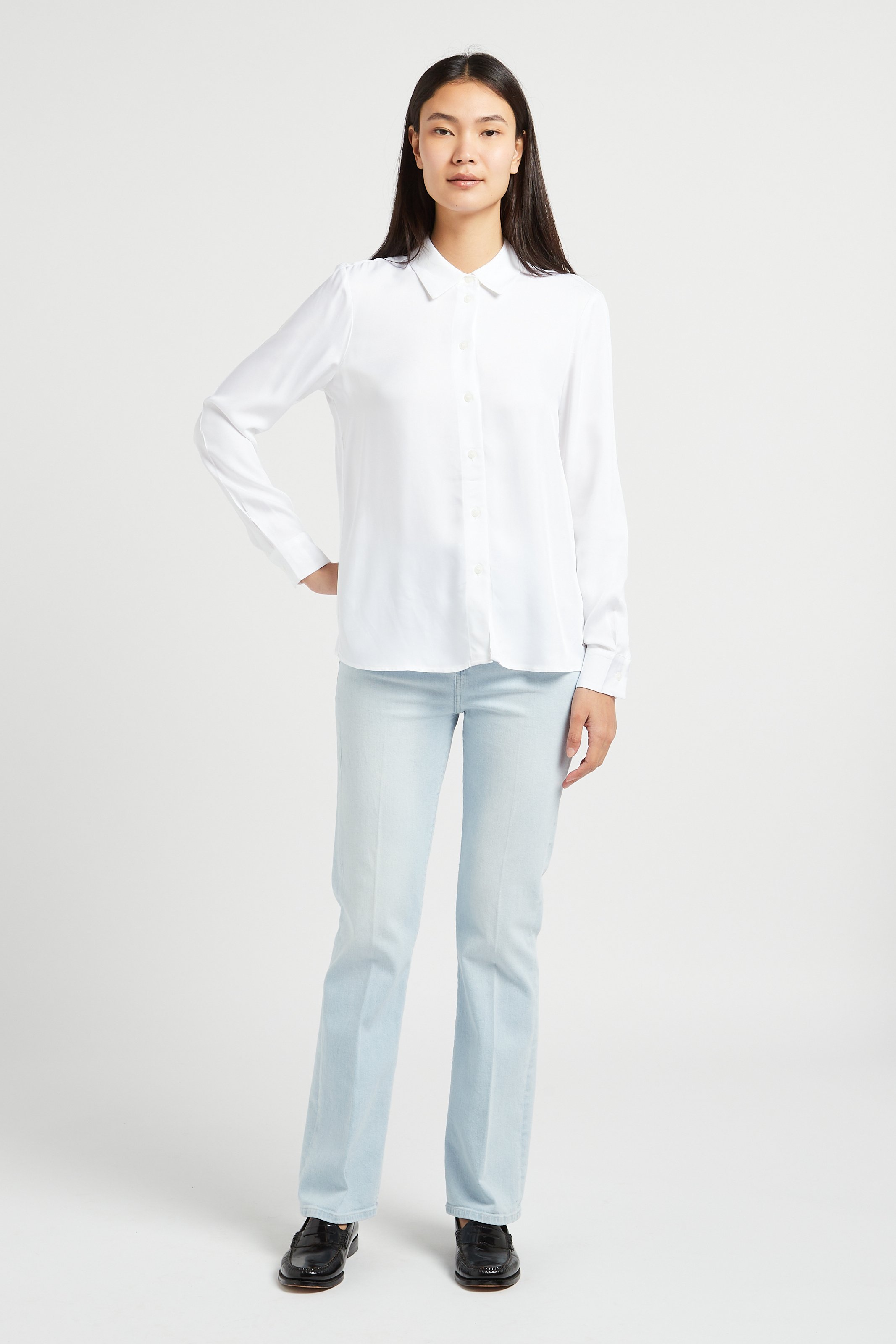 Jean boot-cut en coton TOMMY HILFIGER Jean Délavé