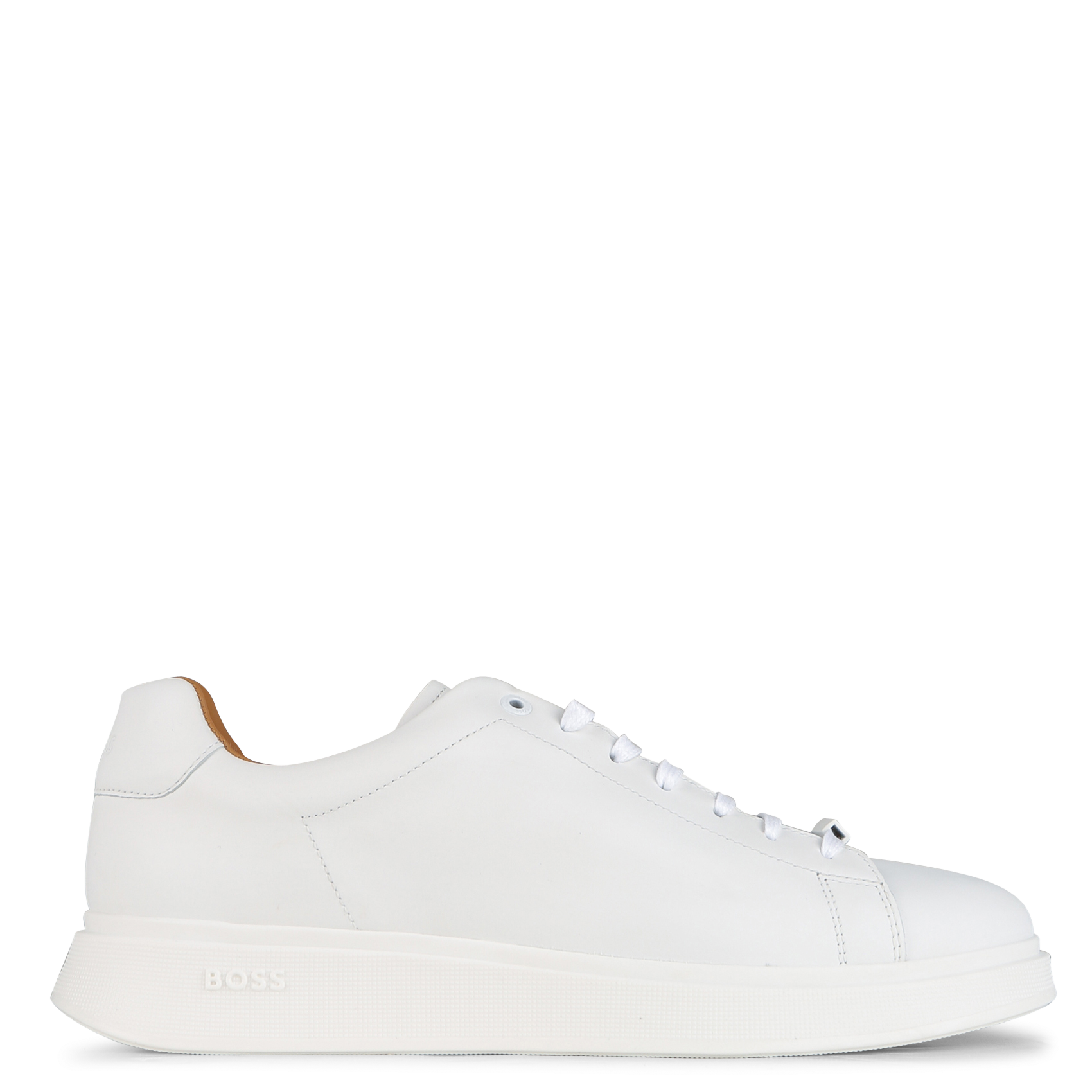 Leather low-top sneakers BOSS