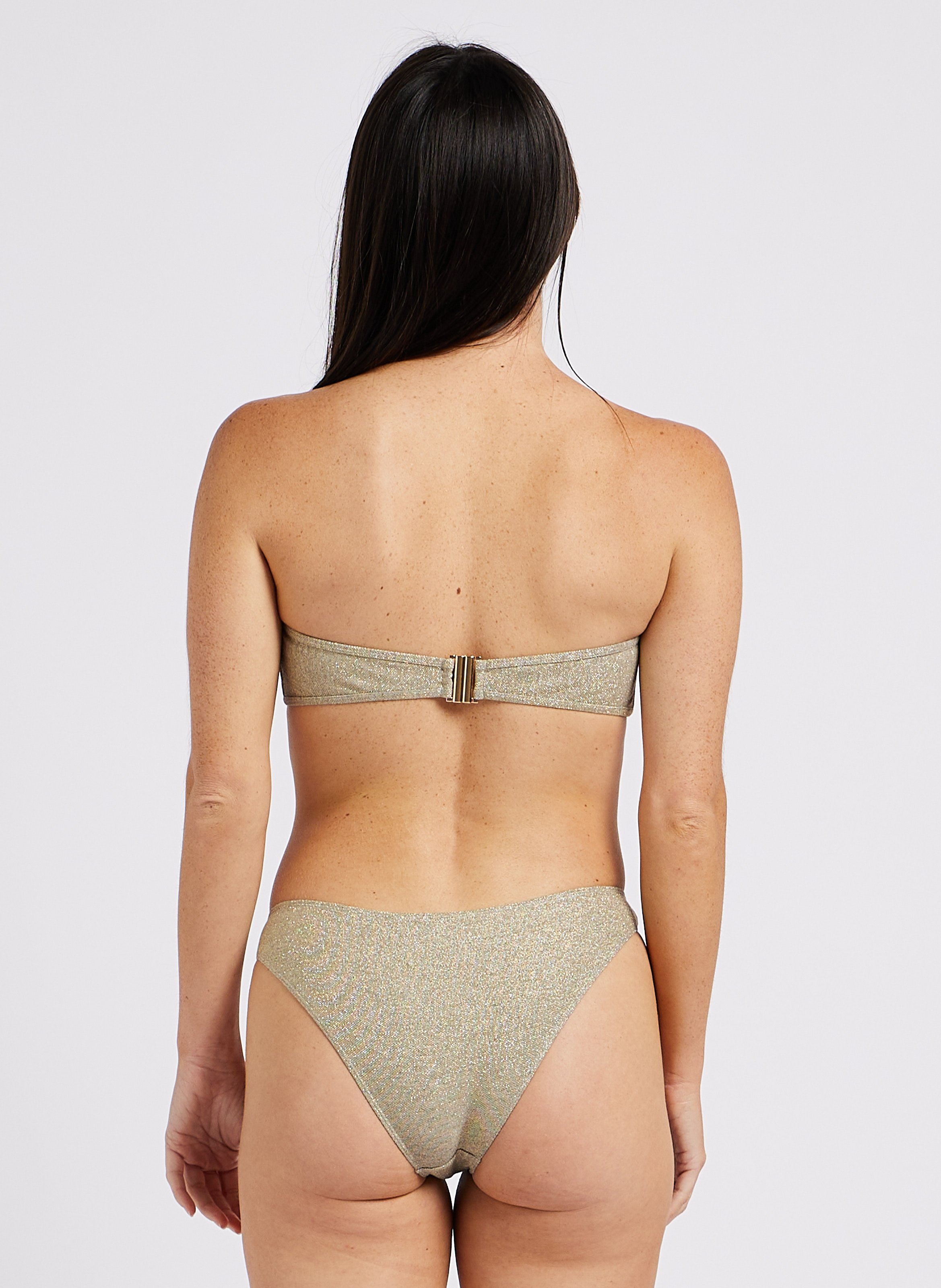 Haut de maillot bandeau CHICHI CASTELNANGO Doré