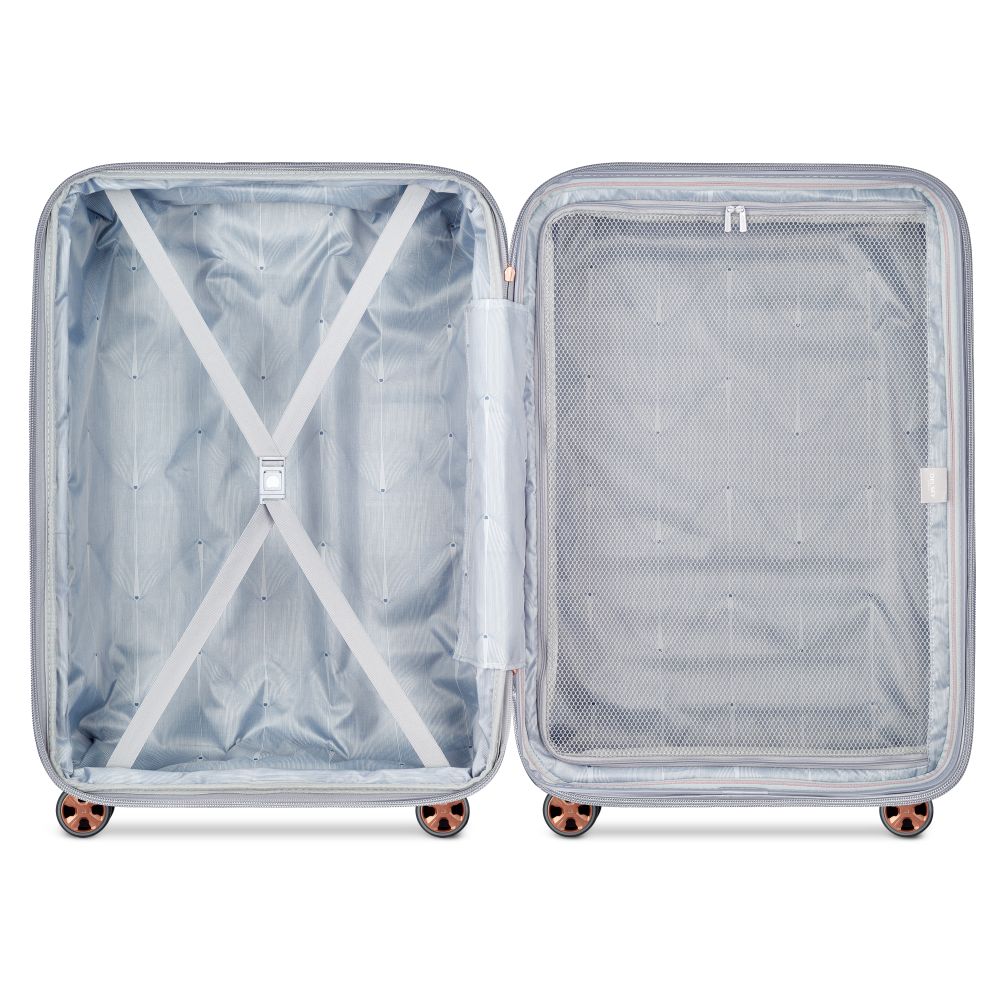 Rigid hold suitcase DELSEY PARIS Grey