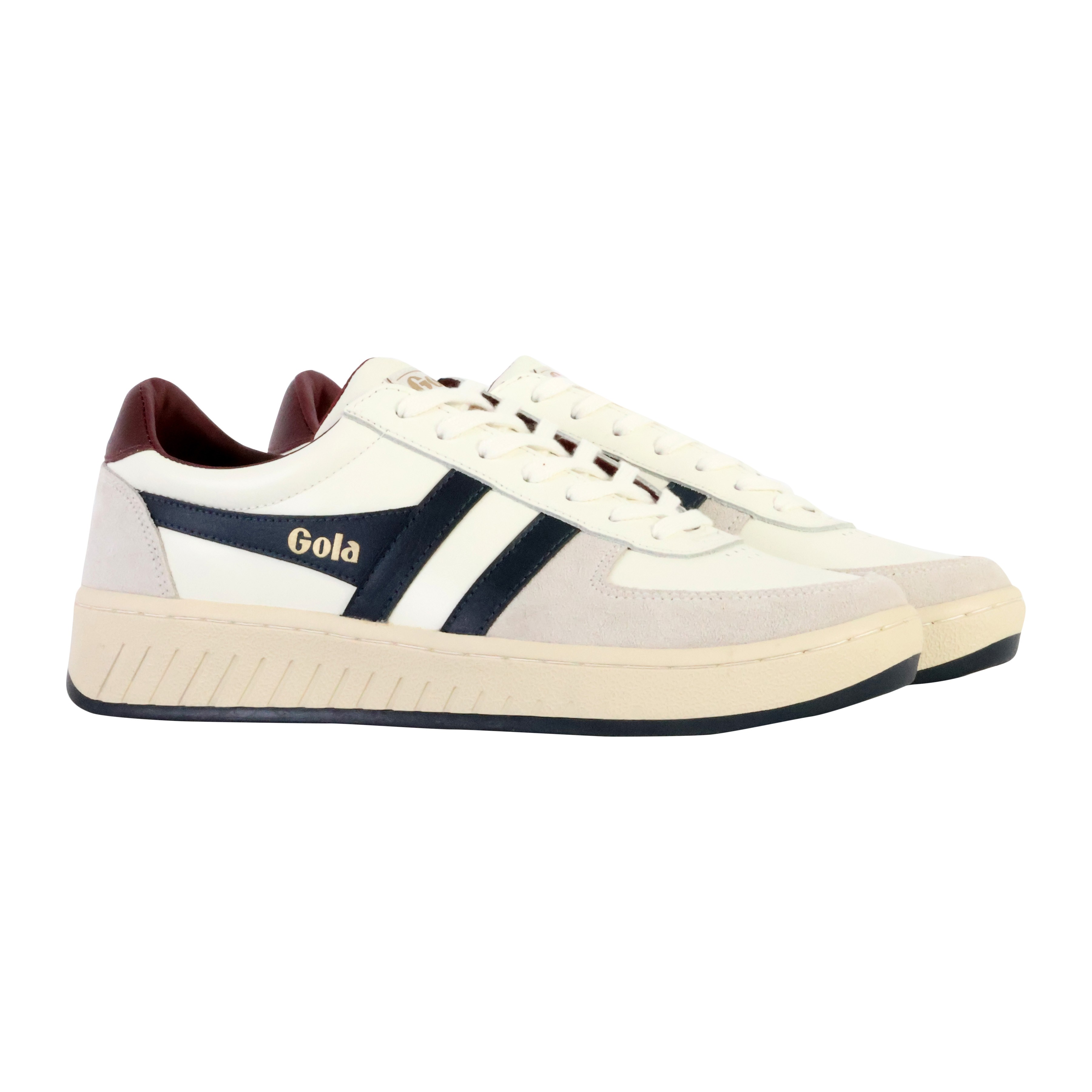 Grandslam classic leather low-top sneakers GOLA White