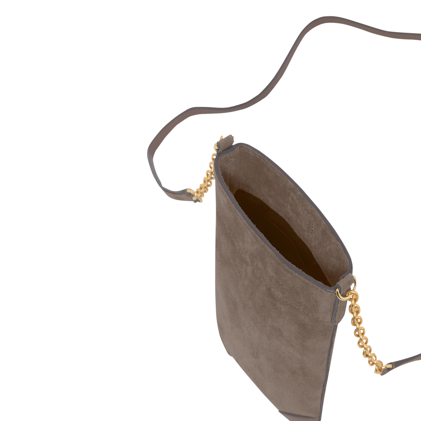 Porte téléphone en cuir GERARD DAREL Marron