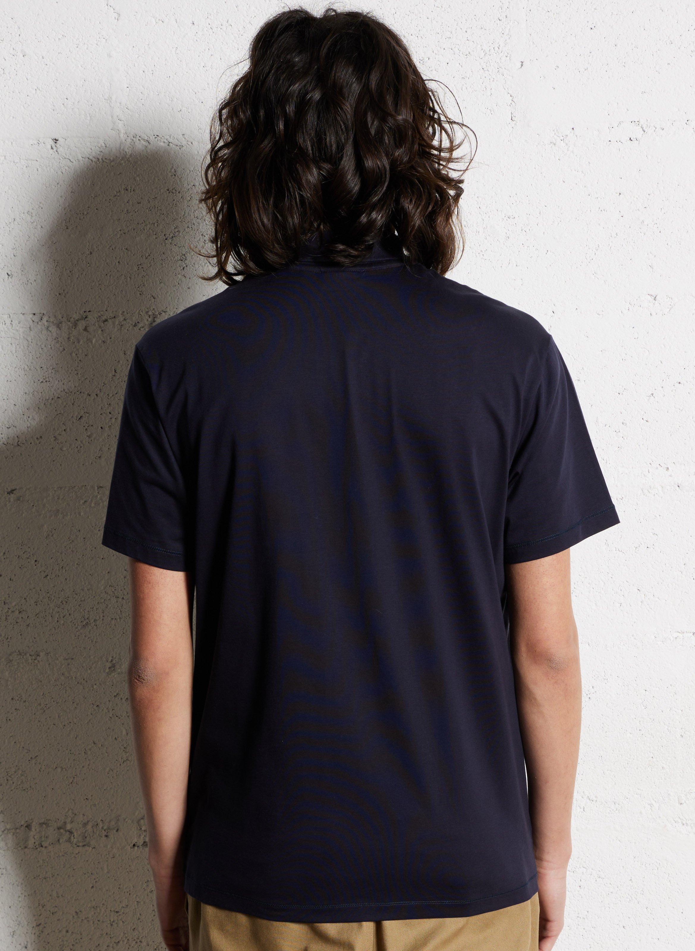 Straight cotton polo shirt NAPAPIJRI Blue