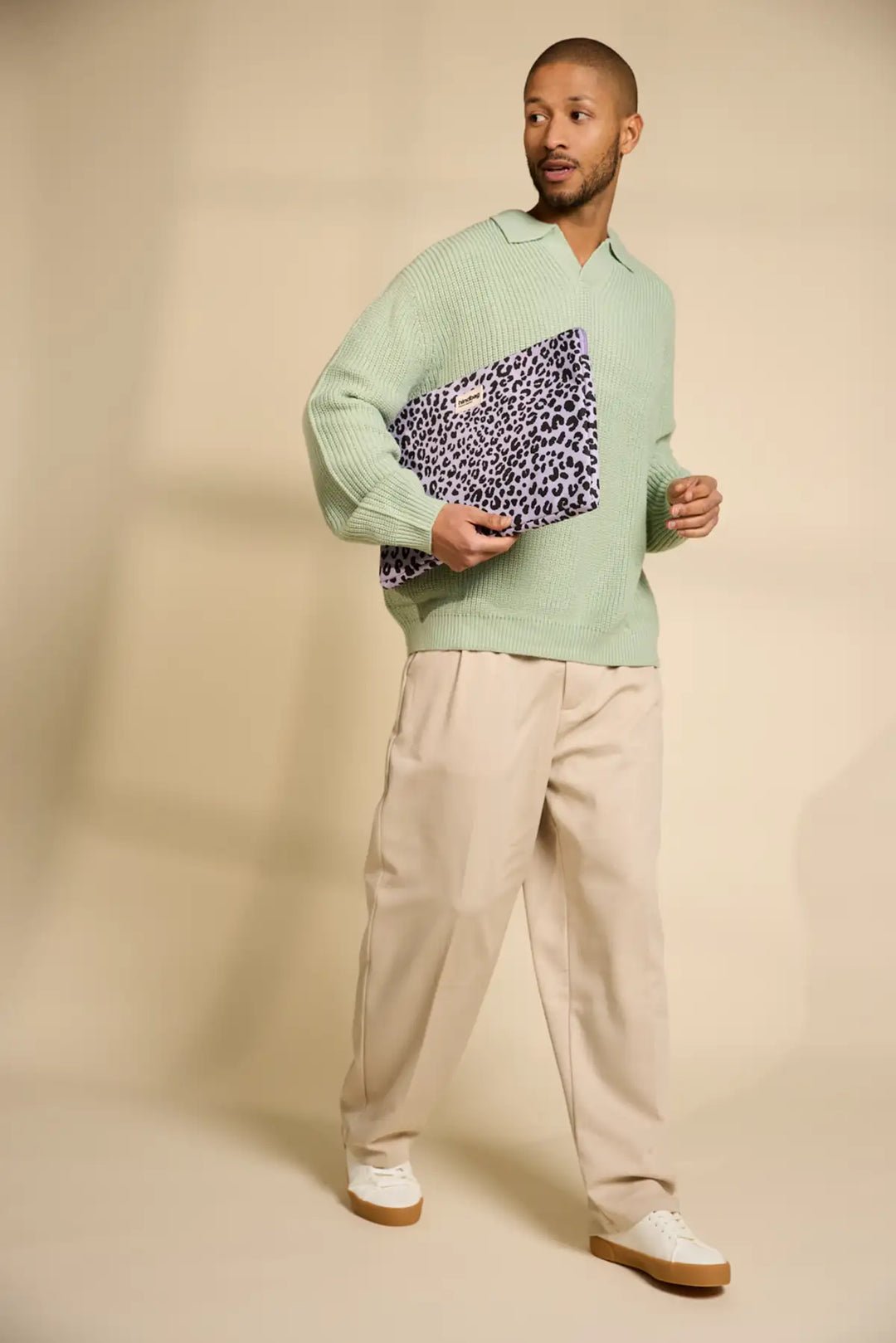 Cotton laptop sleeve with shock-absorbing foam HINDBAG Purple