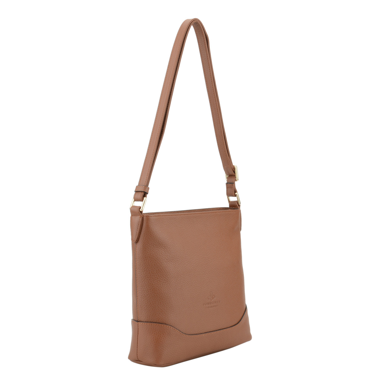 Red crossbody bag POURCHET Golden