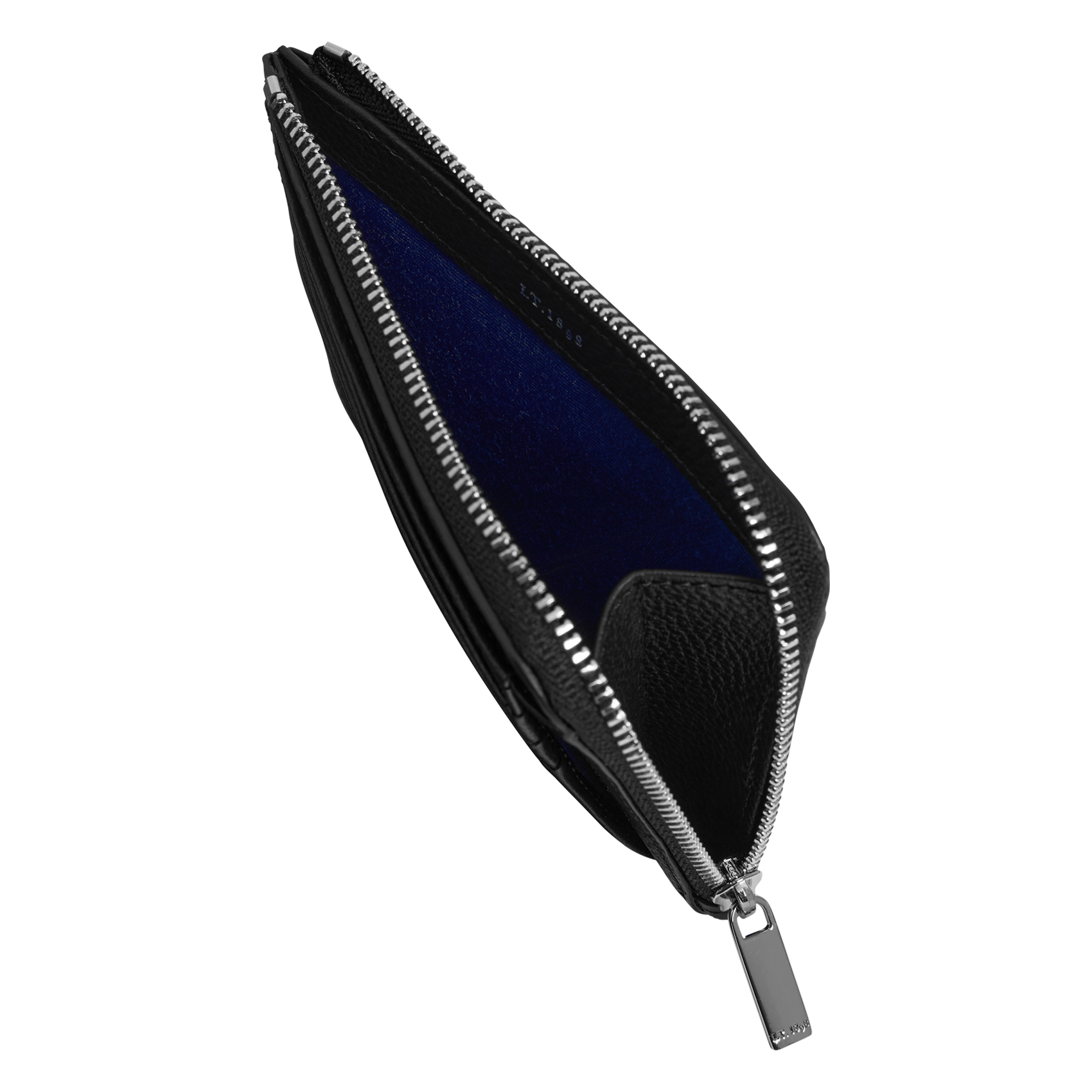 - 100% leather, - 6 cardholder slots, - 1 central compartment, - Size: L10 x H7 cm. LE TANNEUR Black