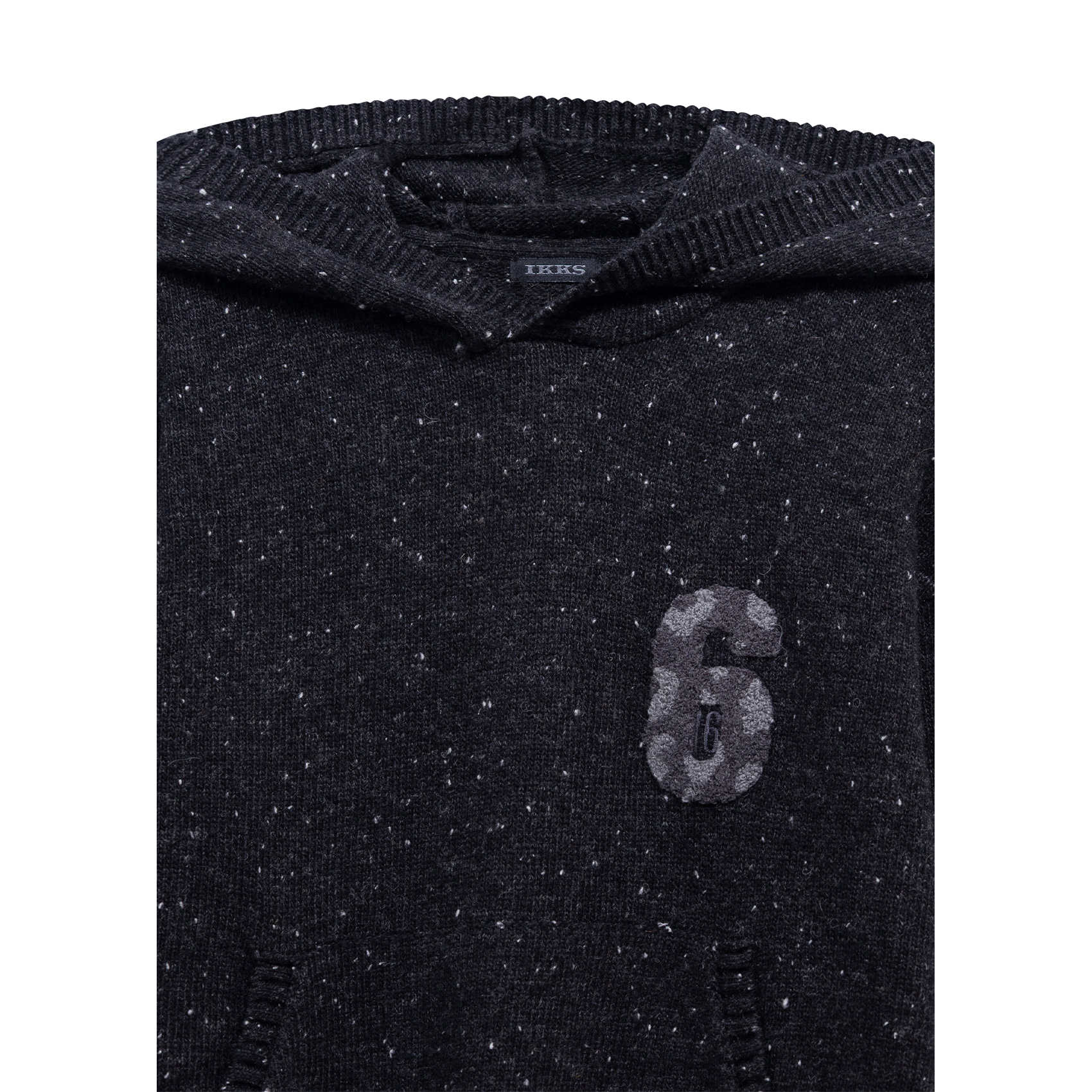 Abidjan - Wollpullover mit Rundhalsausschnitt IKKS JUNIOR Schwarz