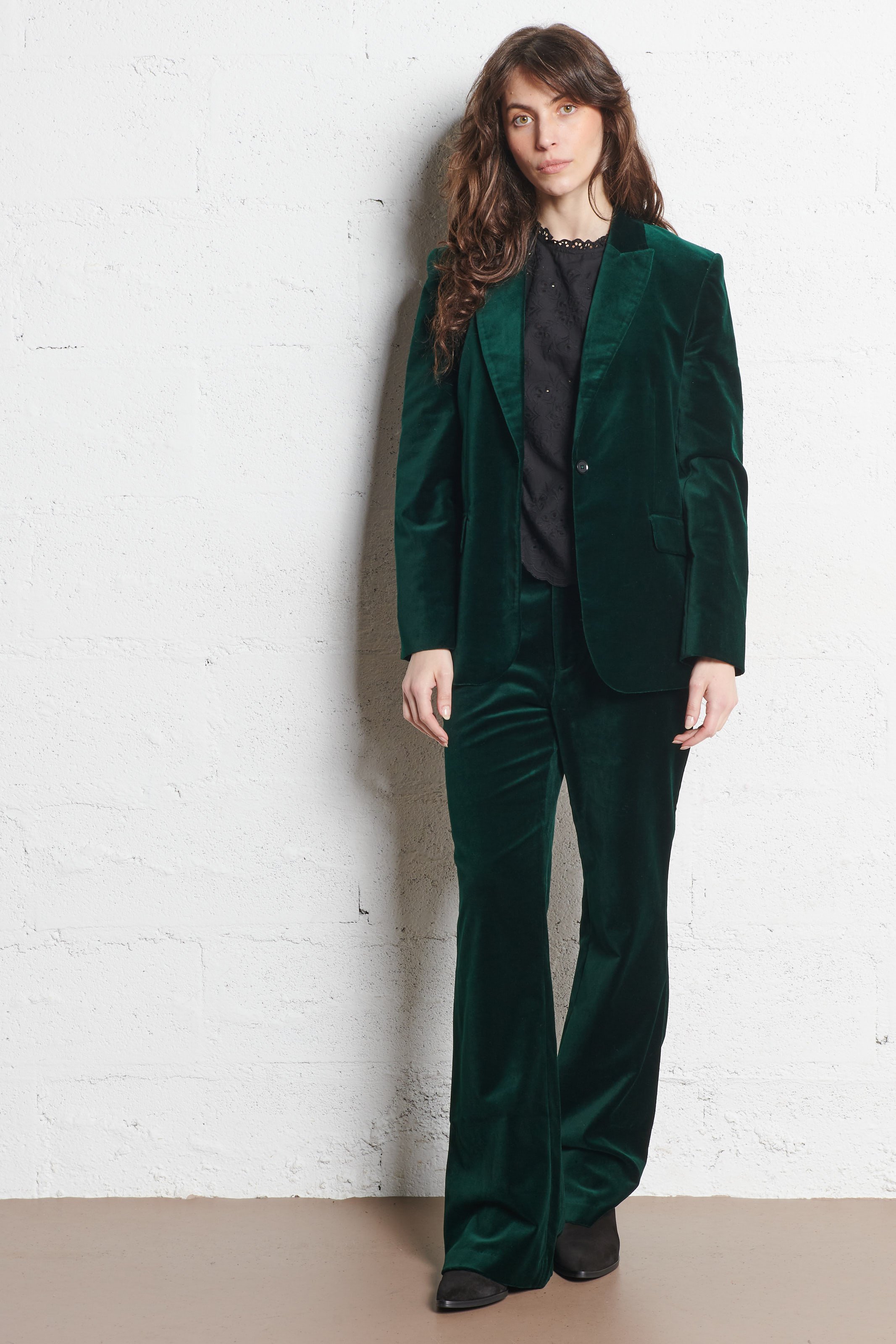 Chelsealaarzen van suèdeleer REQINS Zwart