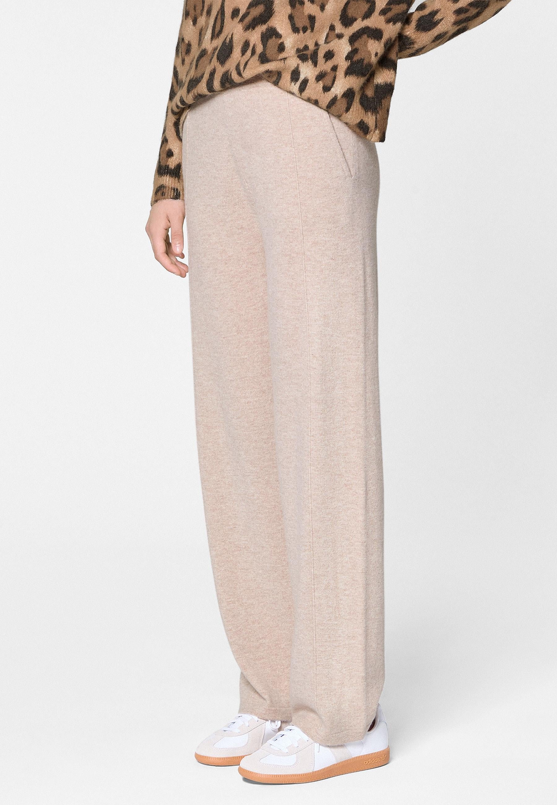 Wide woollen trousers RODIER Beige