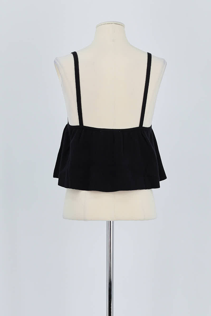 Azawood sleeveless top SEZANE - Seconde main Black